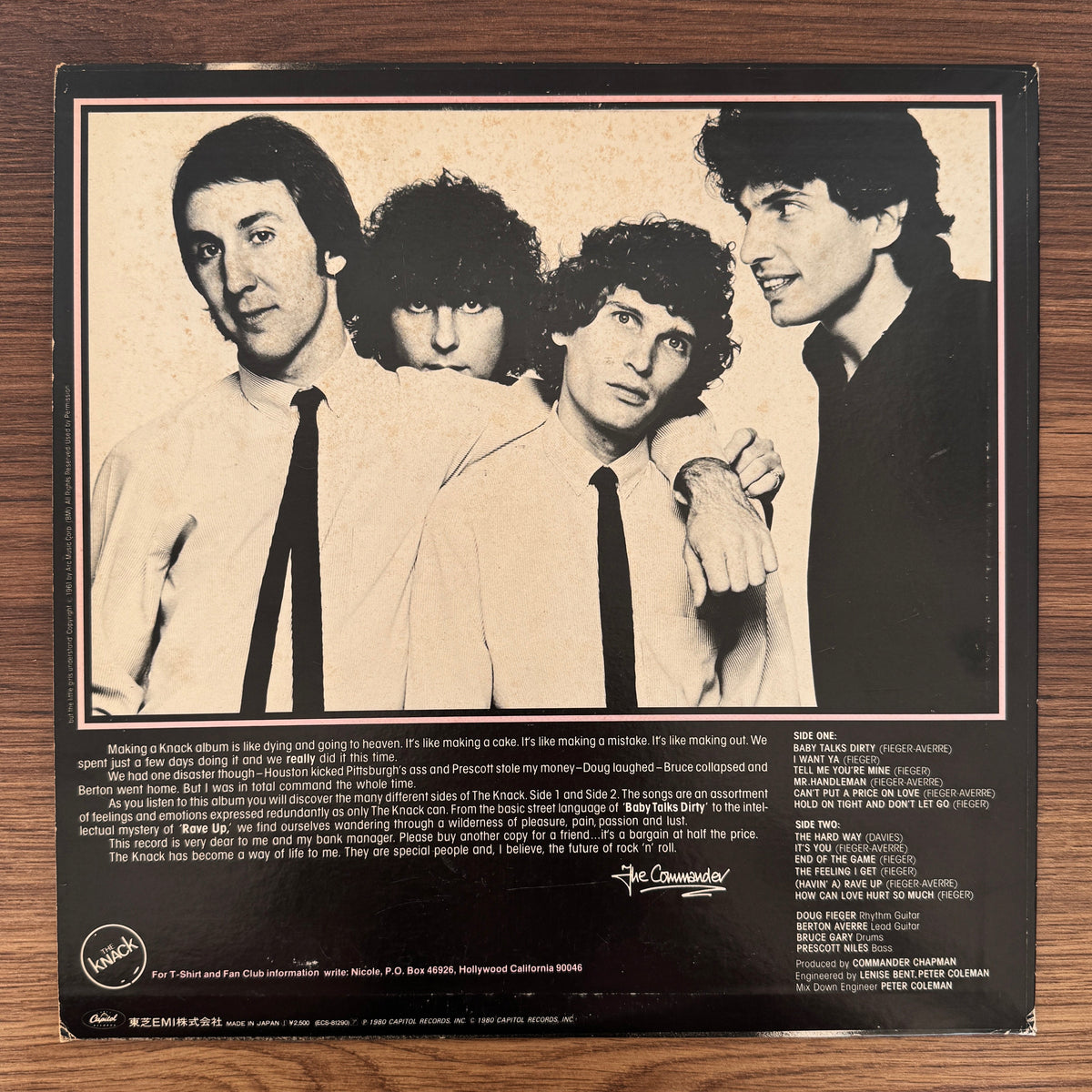The Knack – ...But The Little Girls Understand Japan Vinyl