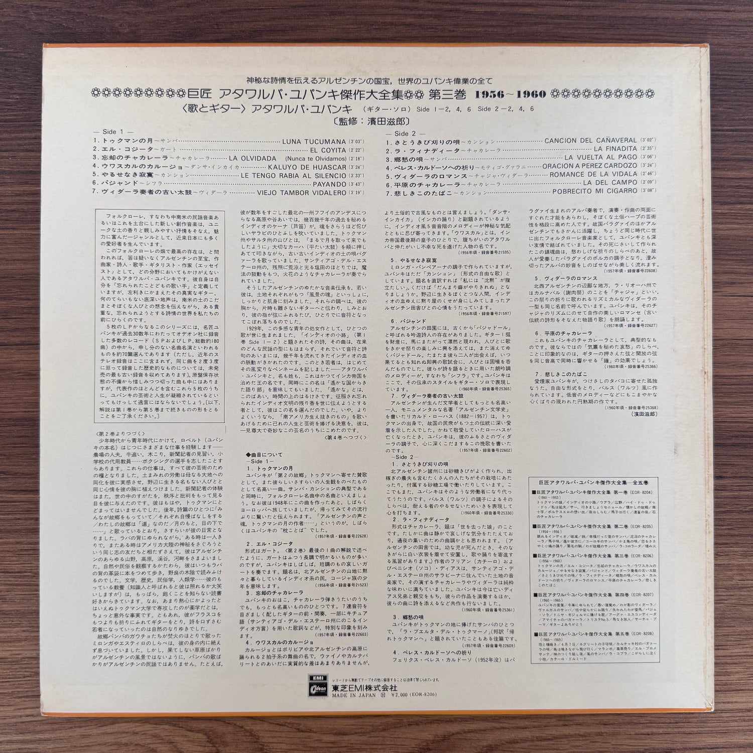 Atahualpa Yupanqui – Historiando A Atahualpa Yupanqui Vol.3 1956-1960