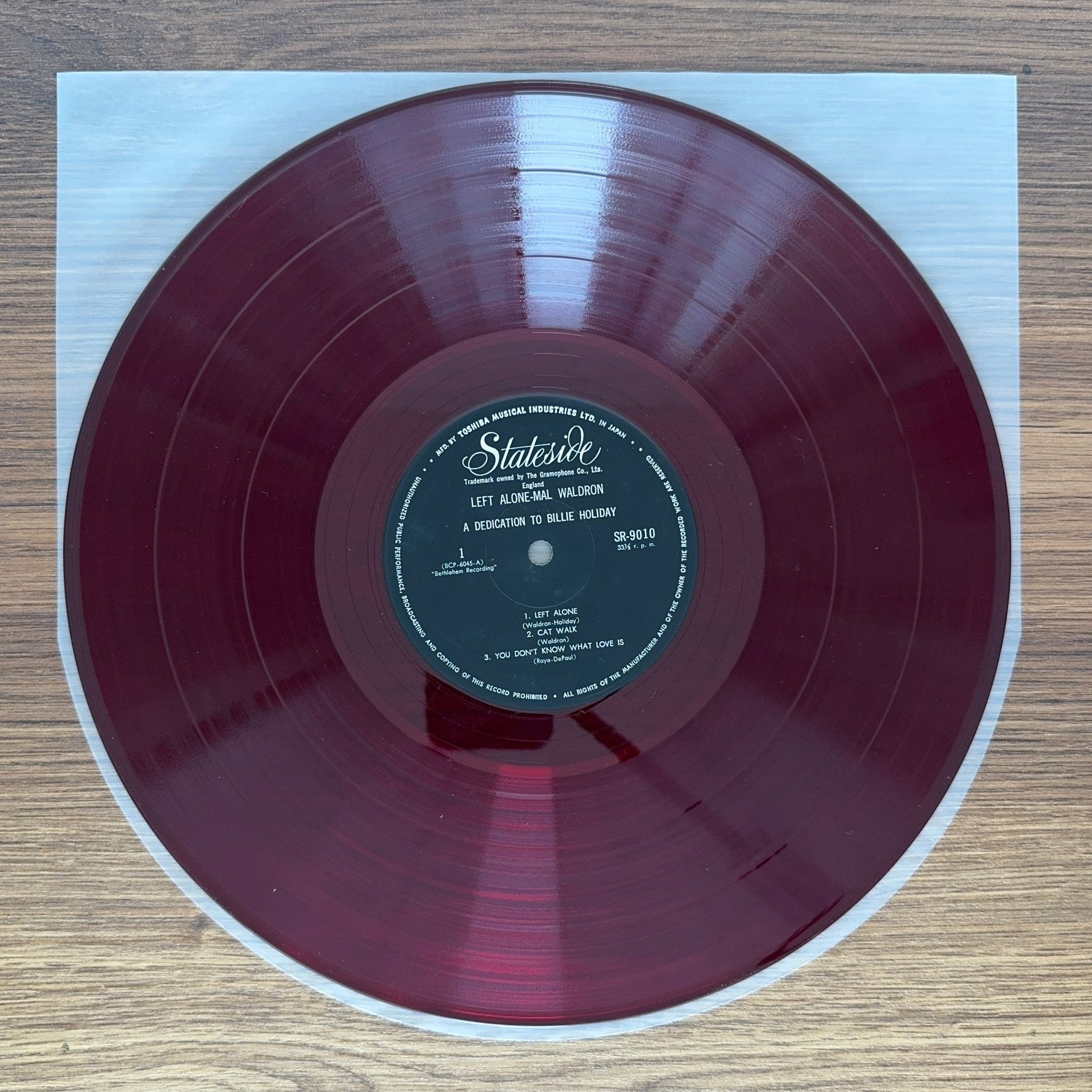 Mal Waldron ‎– Left Alone Japan Vinyl