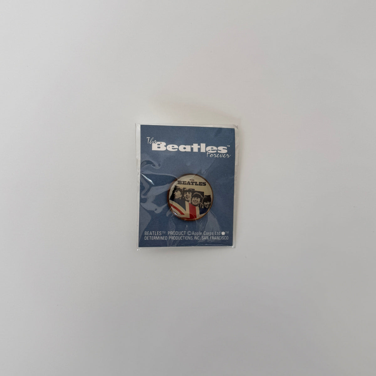 The Beatles Rozet Pinback Button Only Japan Vinyl