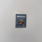The Beatles Rozet Pinback Button Only Japan Vinyl