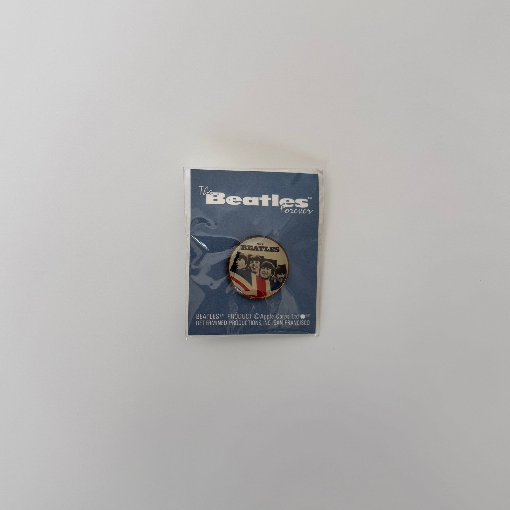 The Beatles Rozet Pinback Button Only Japan Vinyl