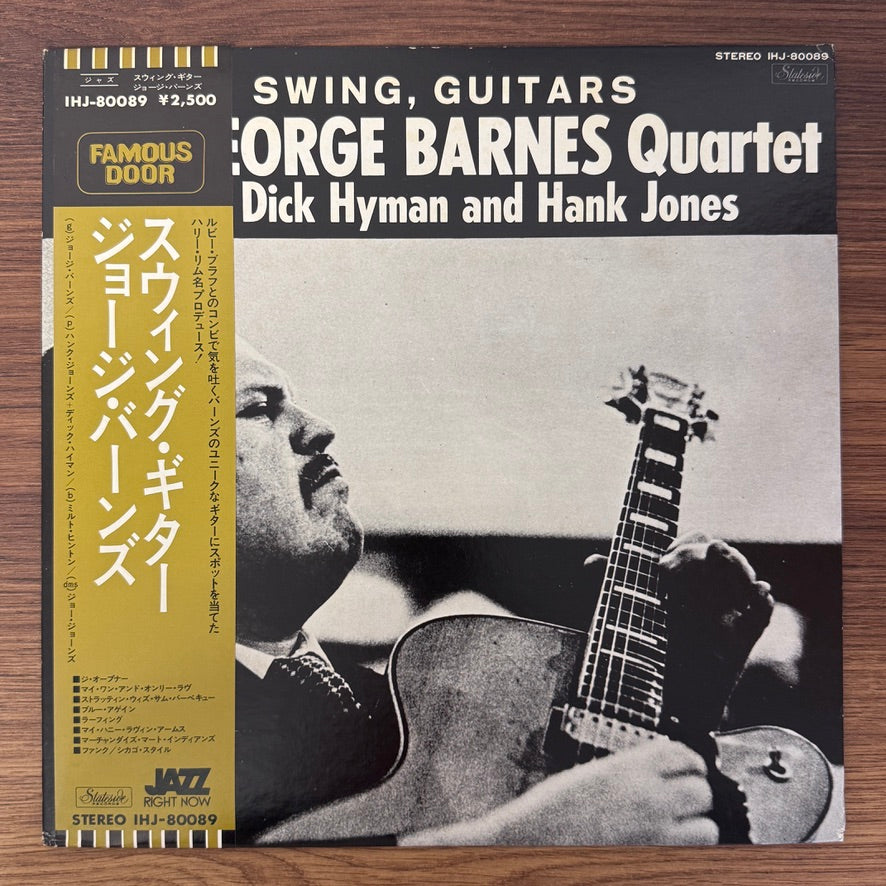 George Barnes Quartet With Dick Hyman And Hank Jones – Swing, Guitars