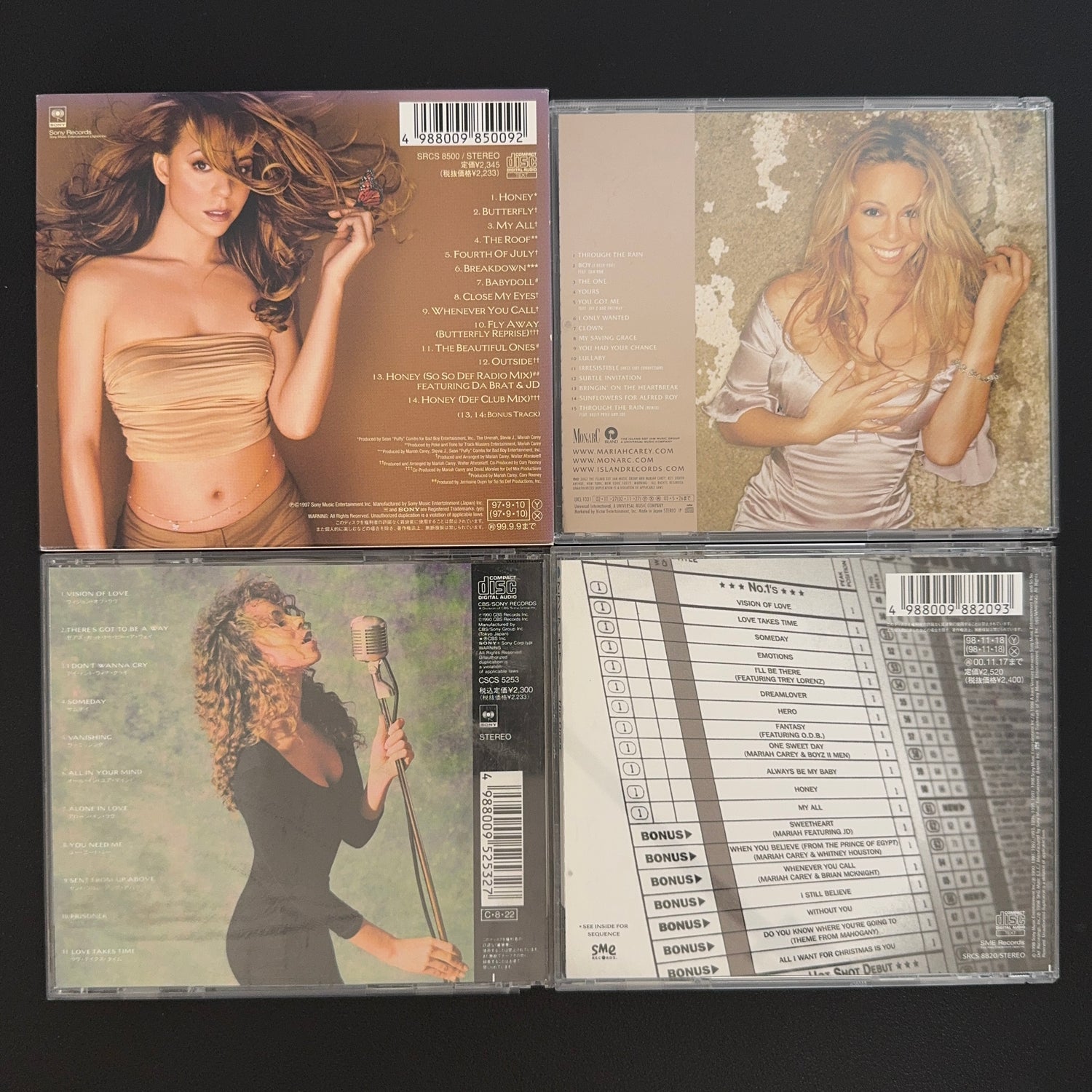 Mariah Carey CD Lotu (4 Adet)