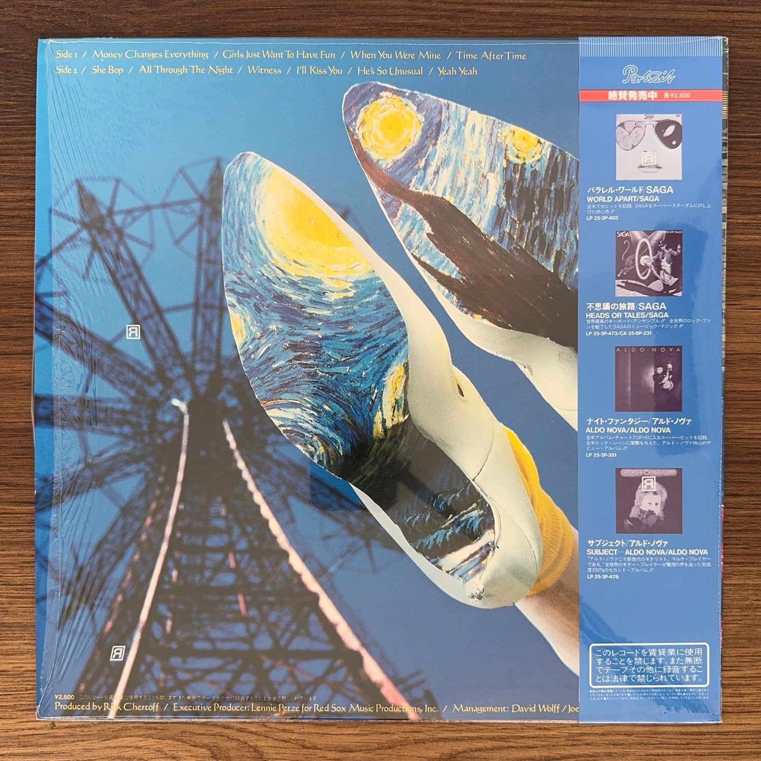Cyndi Lauper – She's So Unusual Japan Vinyl
