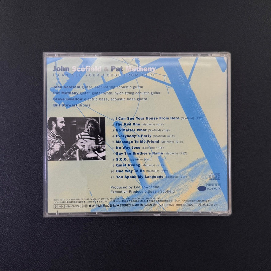 John Scofield & Pat Metheny – I Can See Your House From Here CD