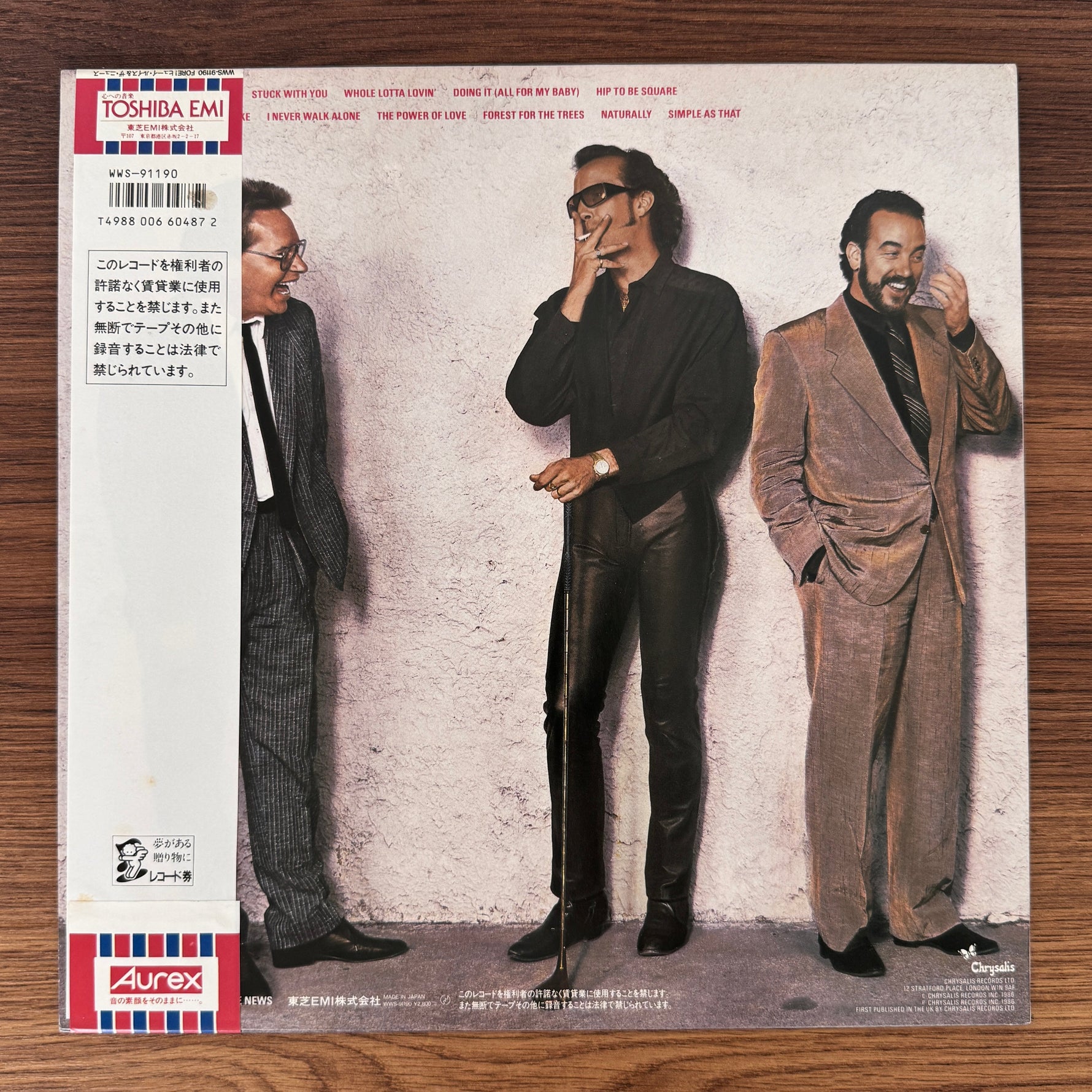 Huey Lewis And The News – Fore! Japan Vinyl
