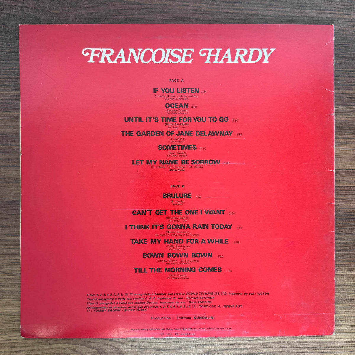 Françoise Hardy – Love Songs