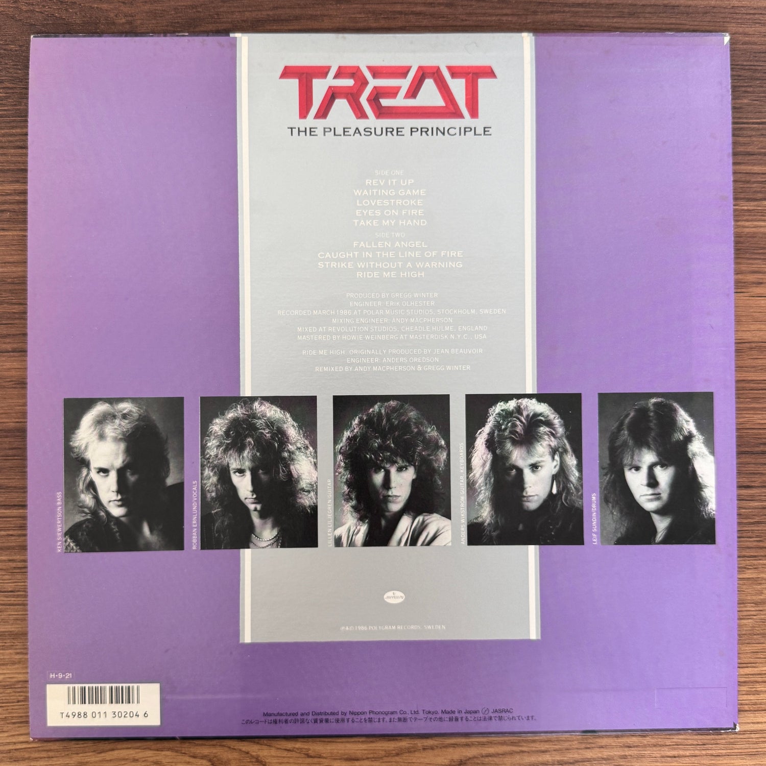 Treat – The Pleasure Principle Japan Vinyl
