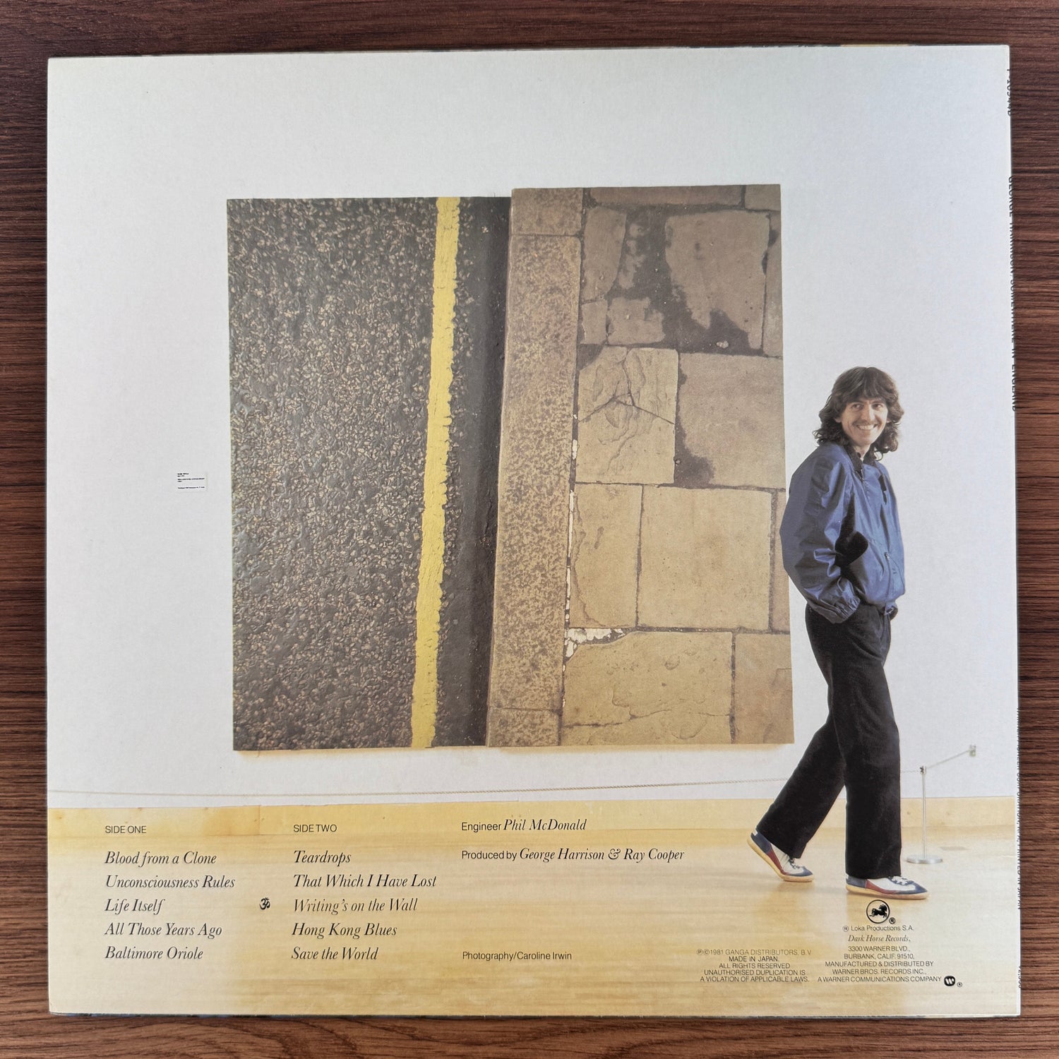 George Harrison – Somewhere In England Japan Vinyl