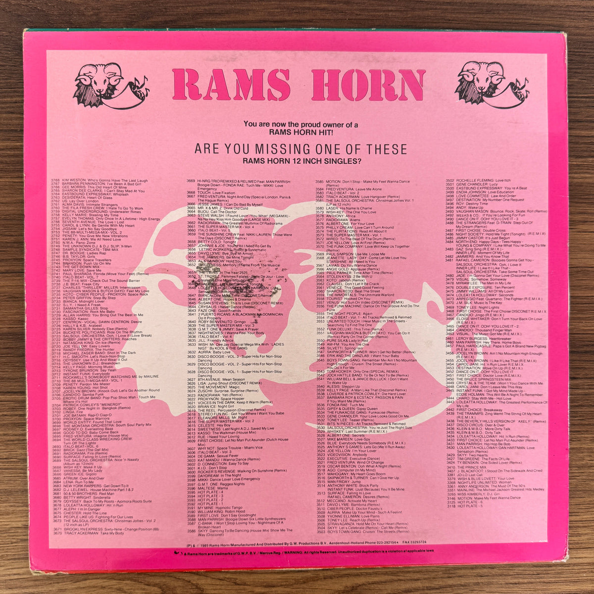 Rhythm Nation – One Night In Paradise Japan Vinyl
