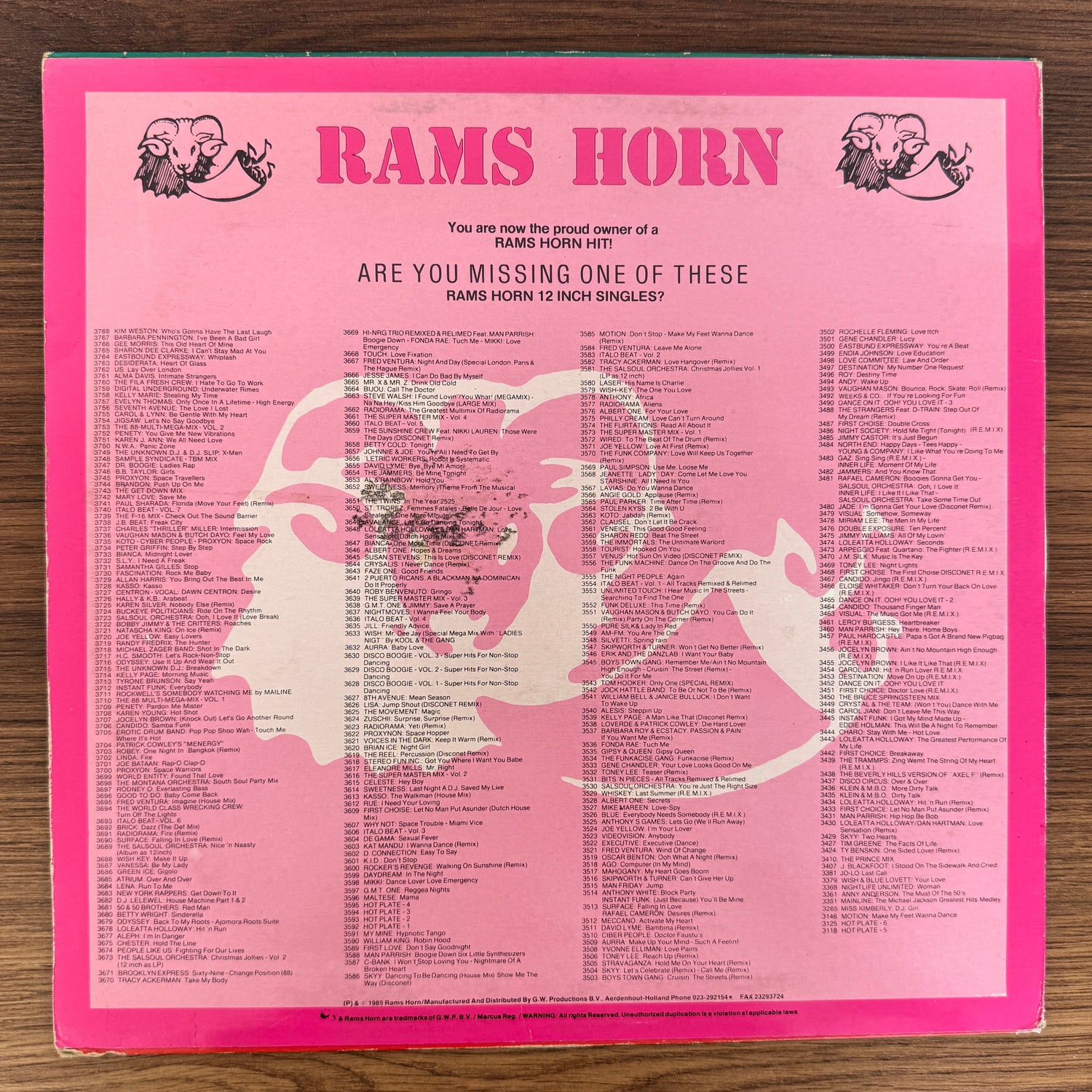 Rhythm Nation – One Night In Paradise Japan Vinyl