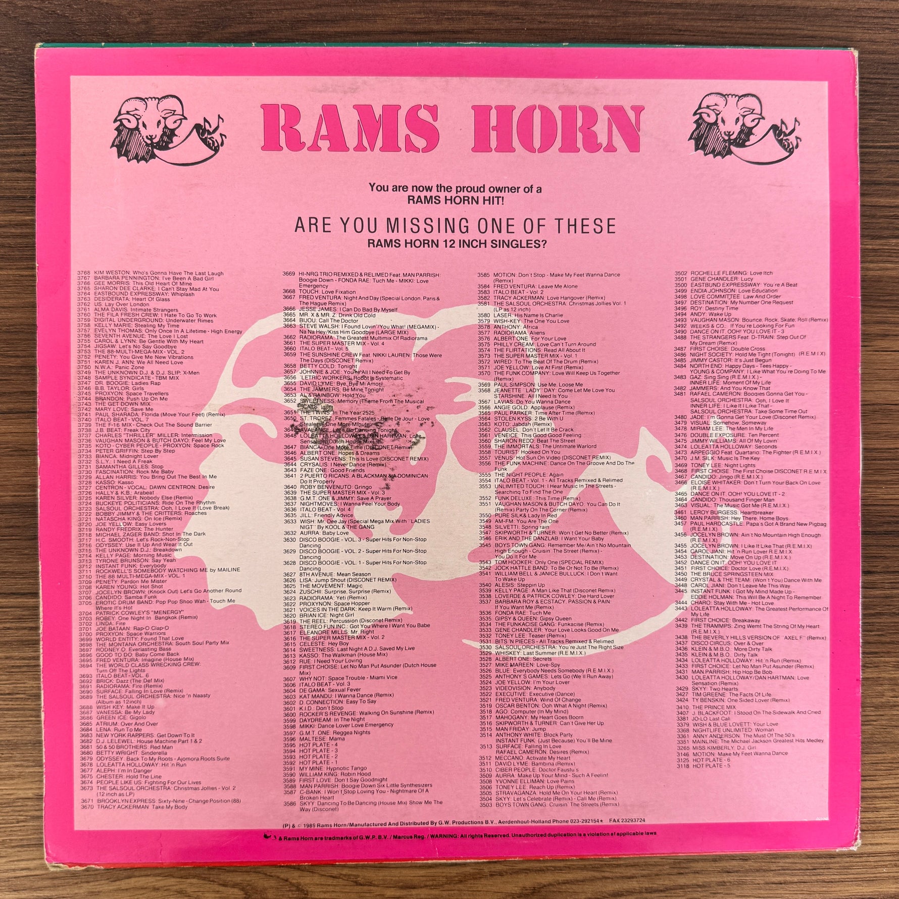 Rhythm Nation – One Night In Paradise Japan Vinyl