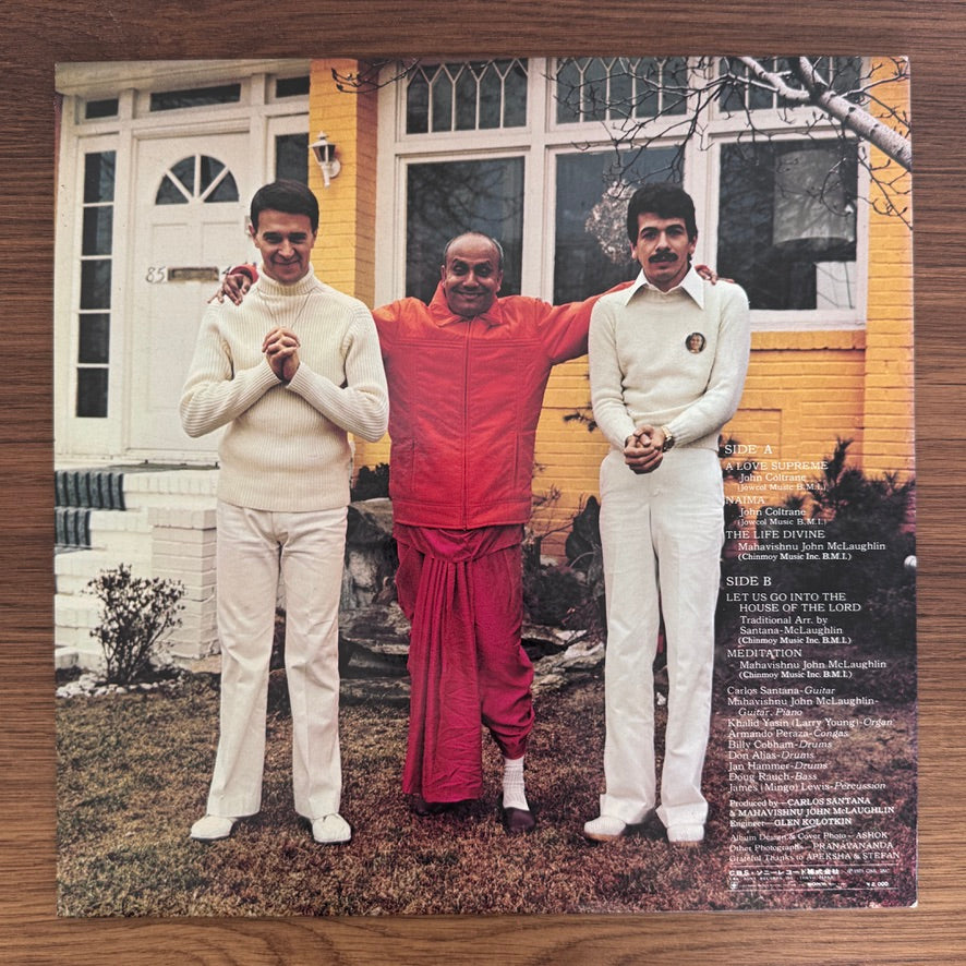 Carlos Santana, Mahavishnu John McLaughlin – Love Devotion Surrender