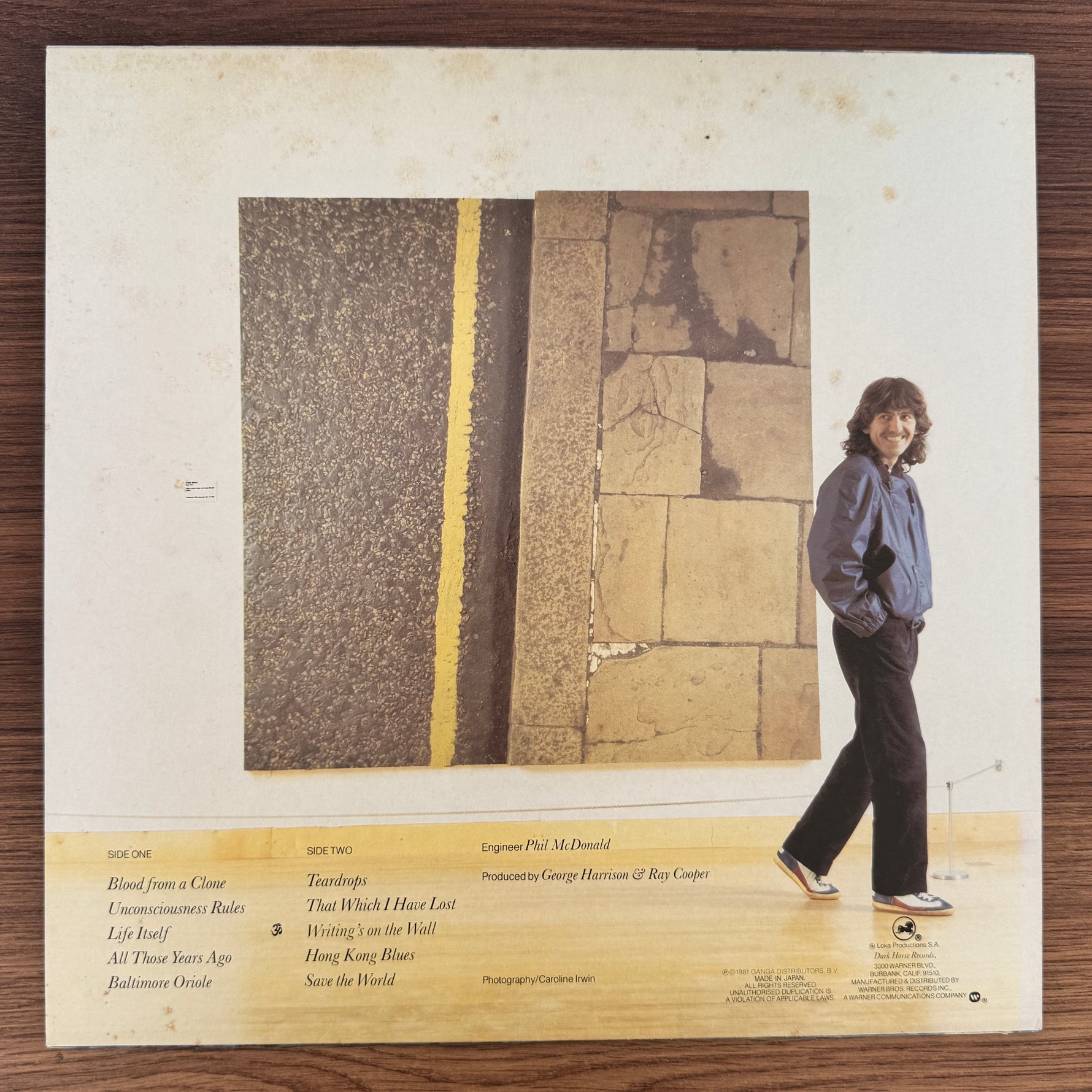 George Harrison – Somewhere In England Japan Vinyl