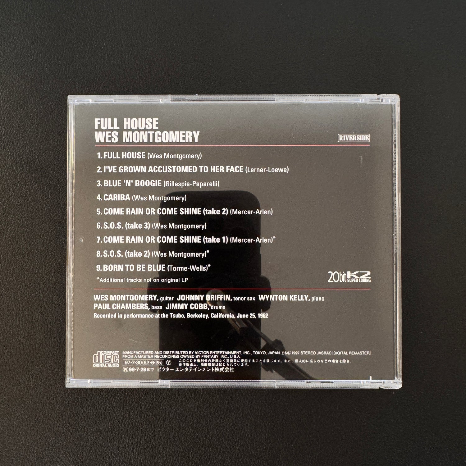Wes Montgomery – Full House CD