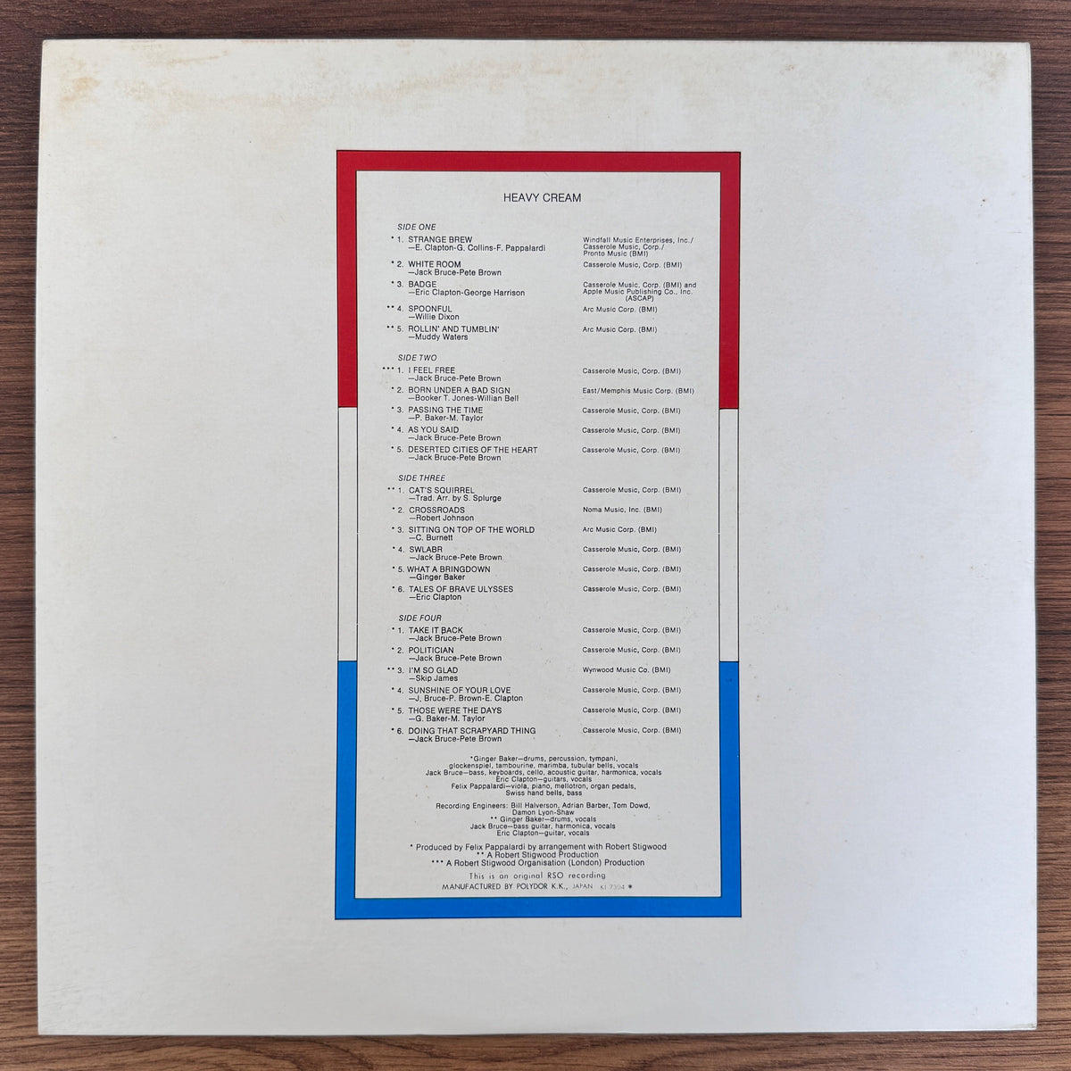 Cream – Heavy Cream Japan Vinyl
