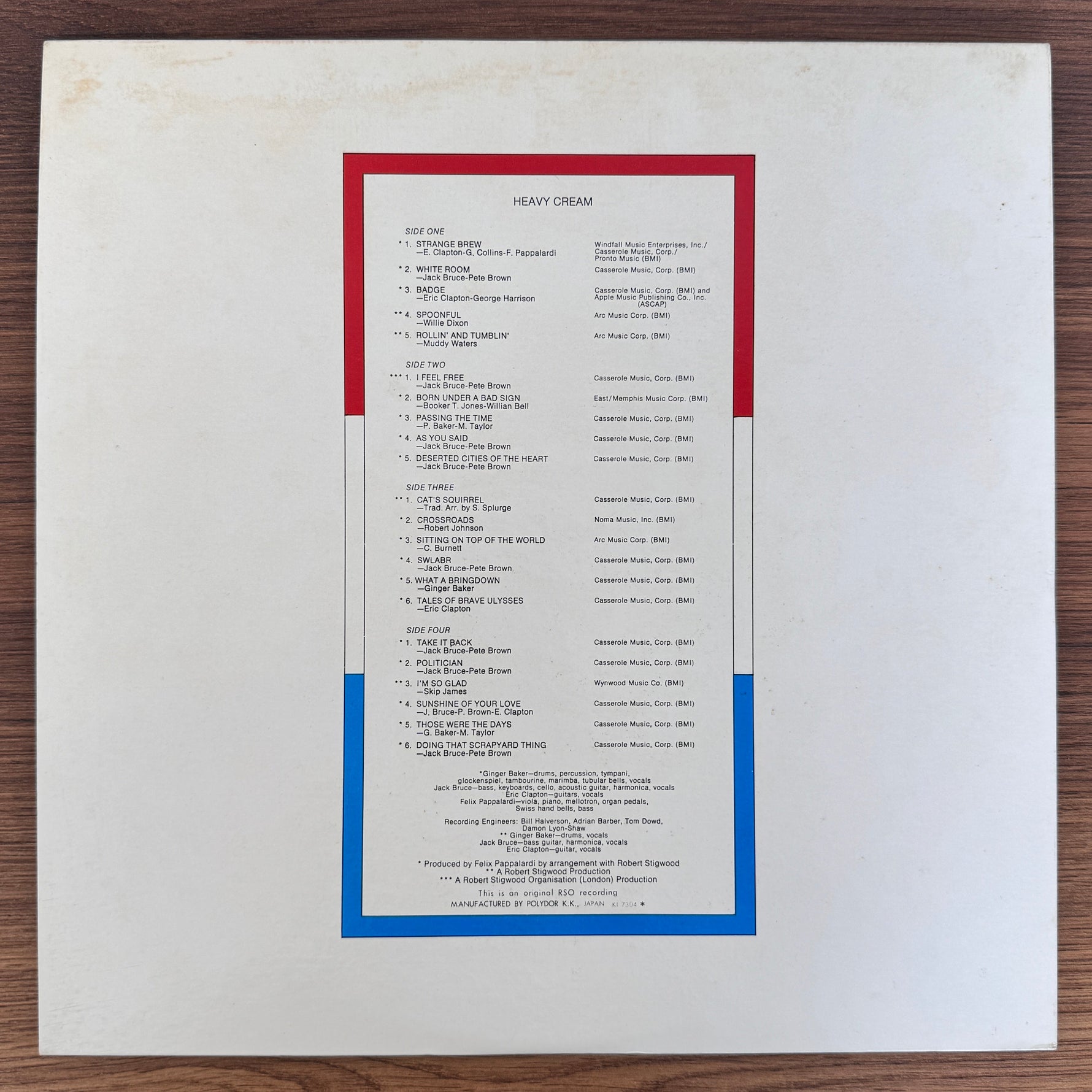 Cream – Heavy Cream Japan Vinyl