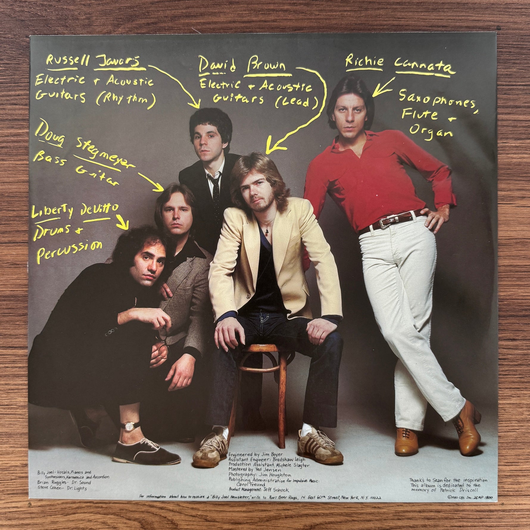 Billy Joel – Glass Houses Japan Vinyl