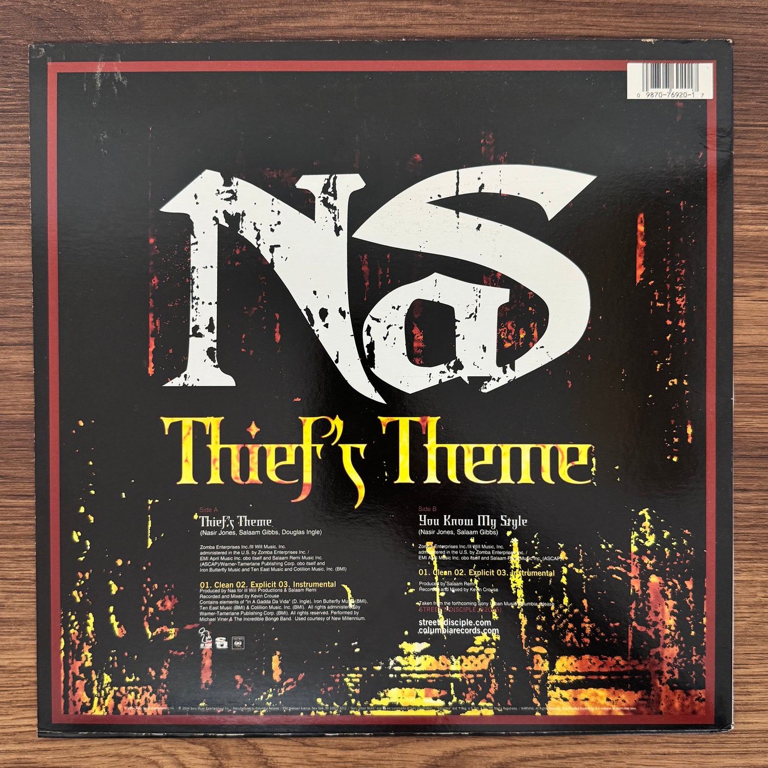 Nas – Thief's Theme / You Know My Style