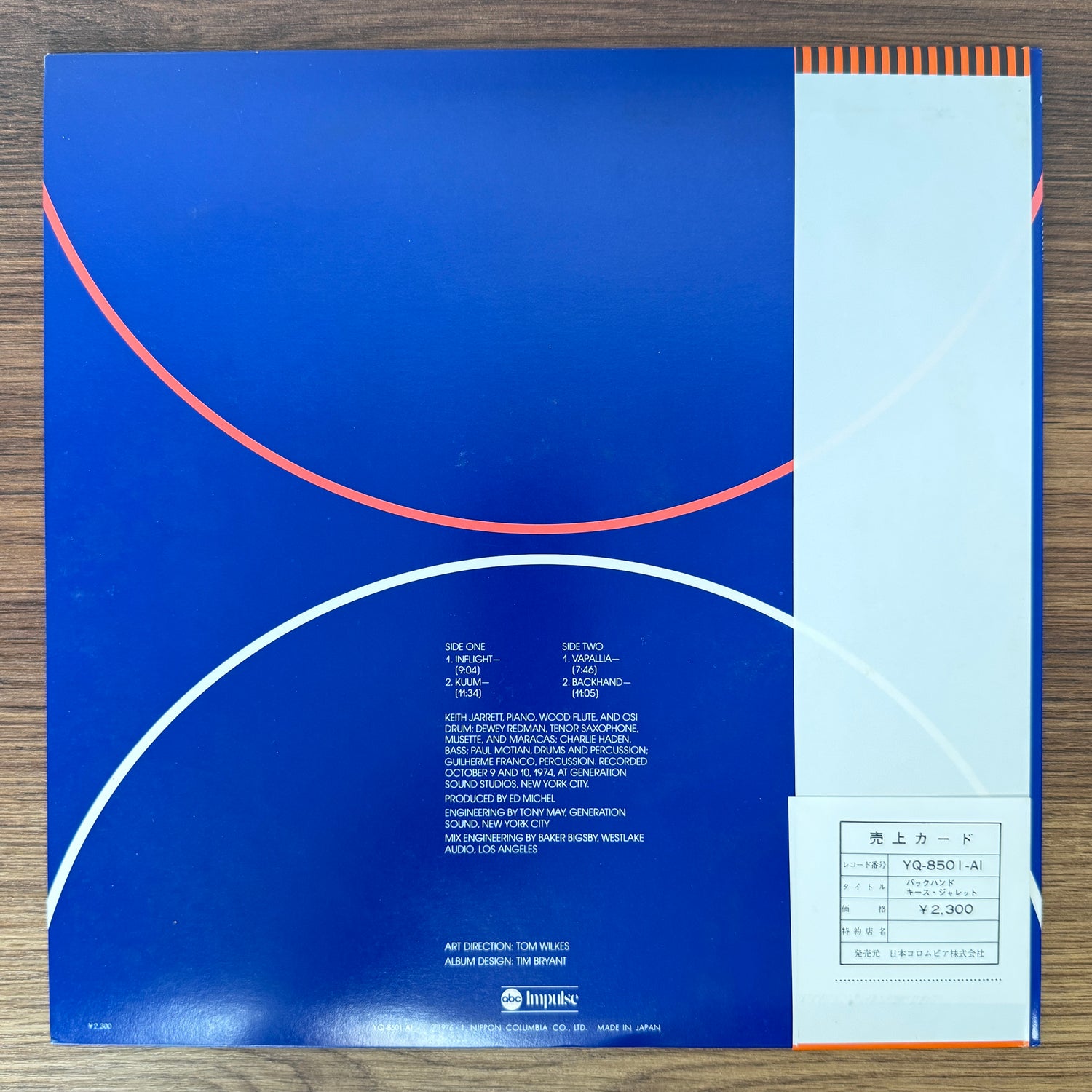 Keith Jarrett – Backhand