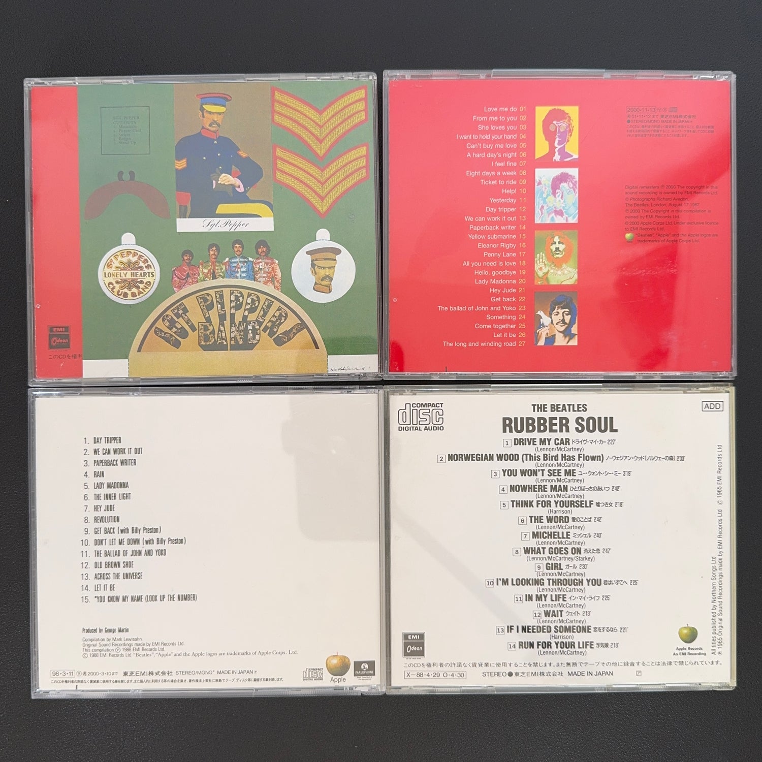 Beatles CD Lotu (4 Adet)