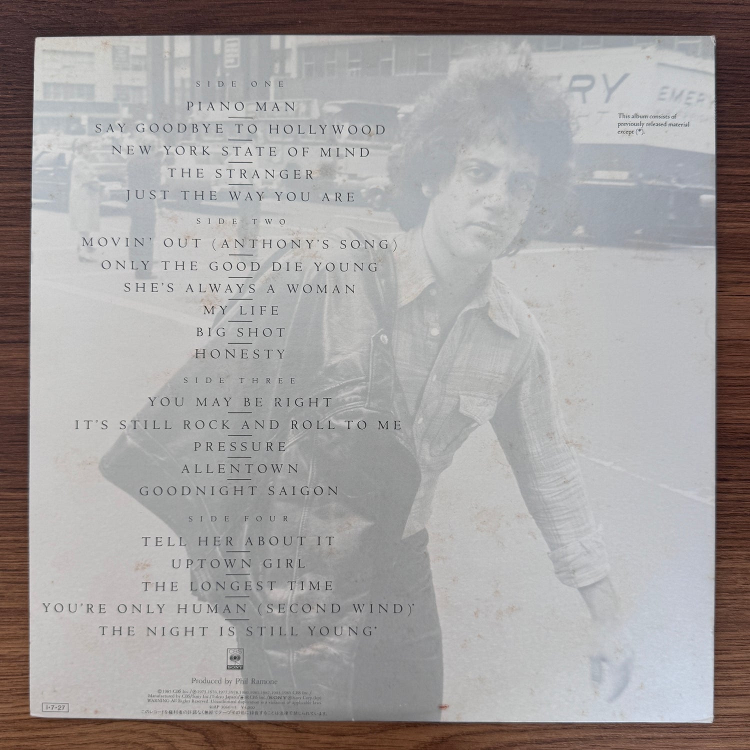 Billy Joel – Greatest Hits Volume I & Volume II