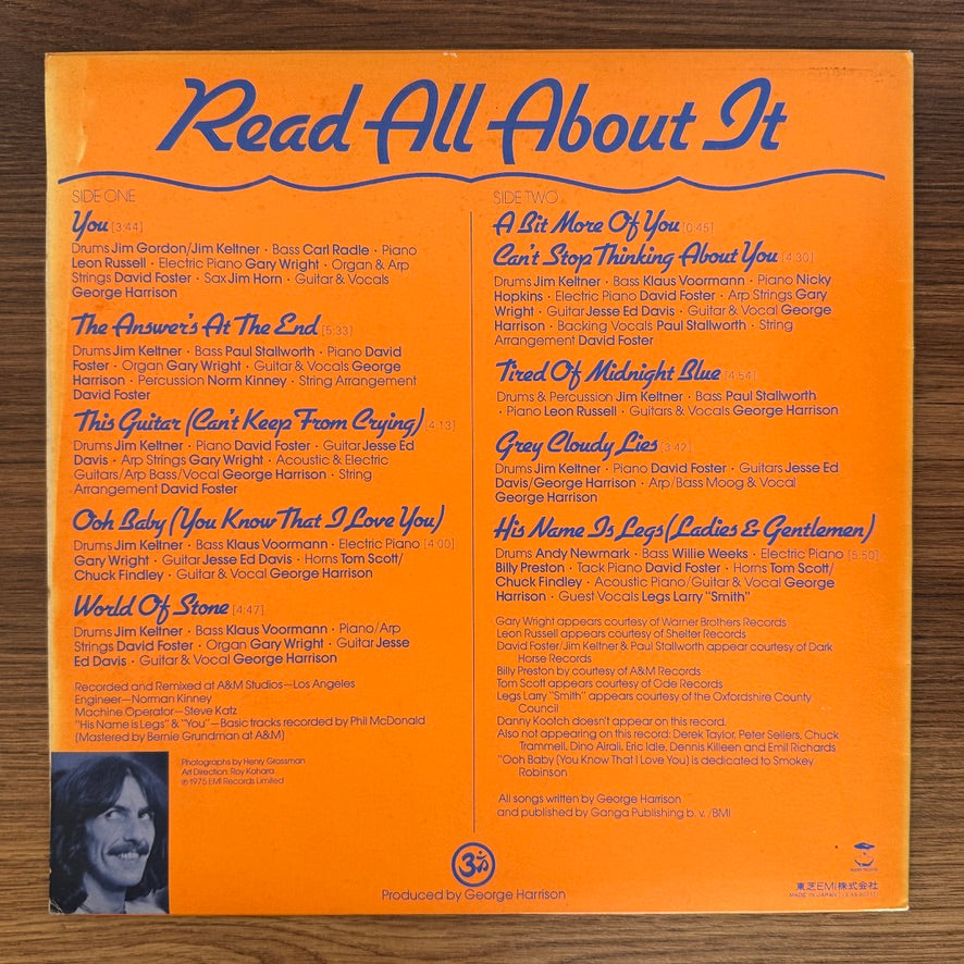 George Harrison – Extra Texture (Read All About It)