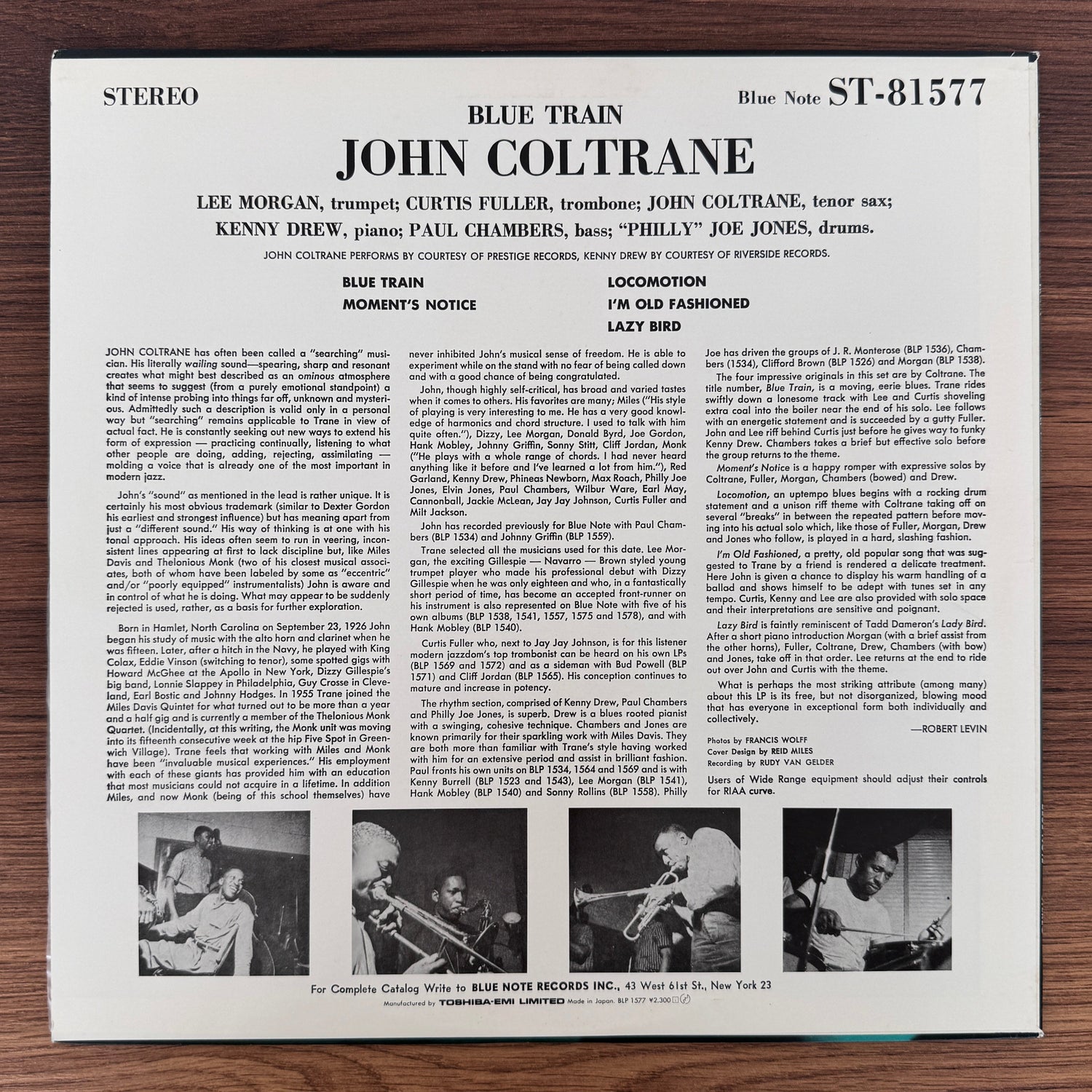 John Coltrane – Blue Train Japan Vinyl