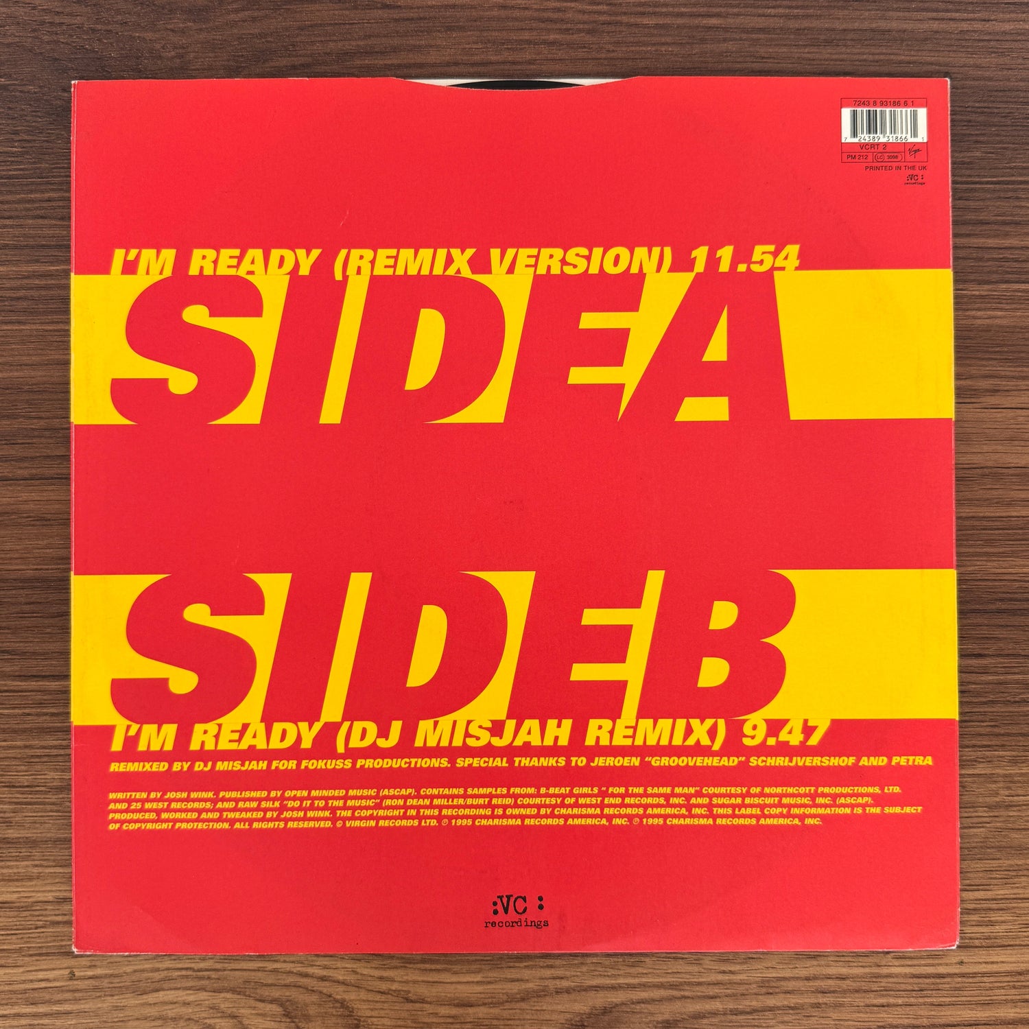 Josh Wink 's Size 9 – I'm Ready Japan Vinyl