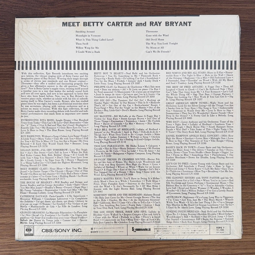 Betty Carter And Ray Bryant – Meet Betty Carter And Ray Bryant