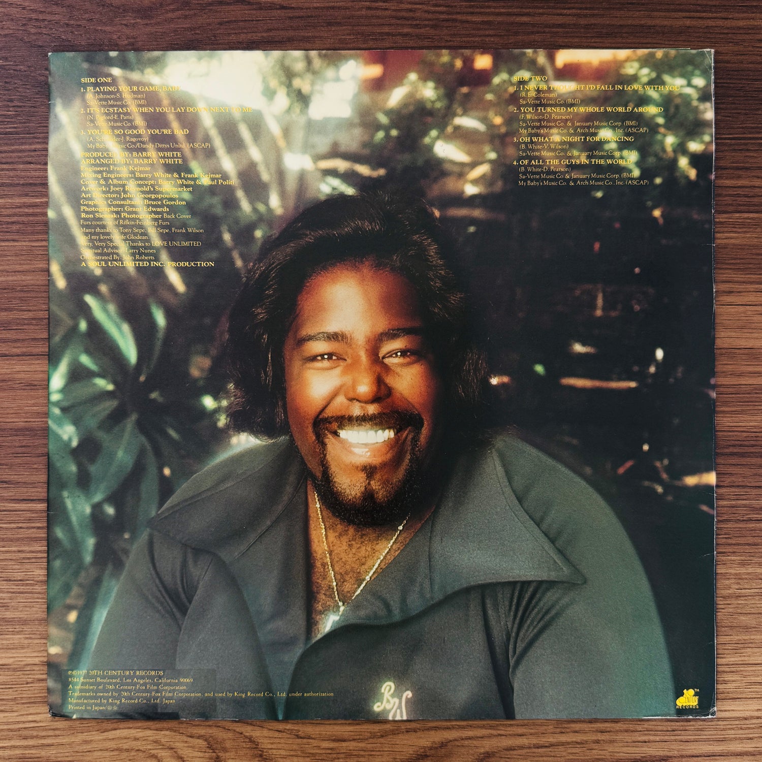 Barry White – Barry White Sings For Someone You Love
