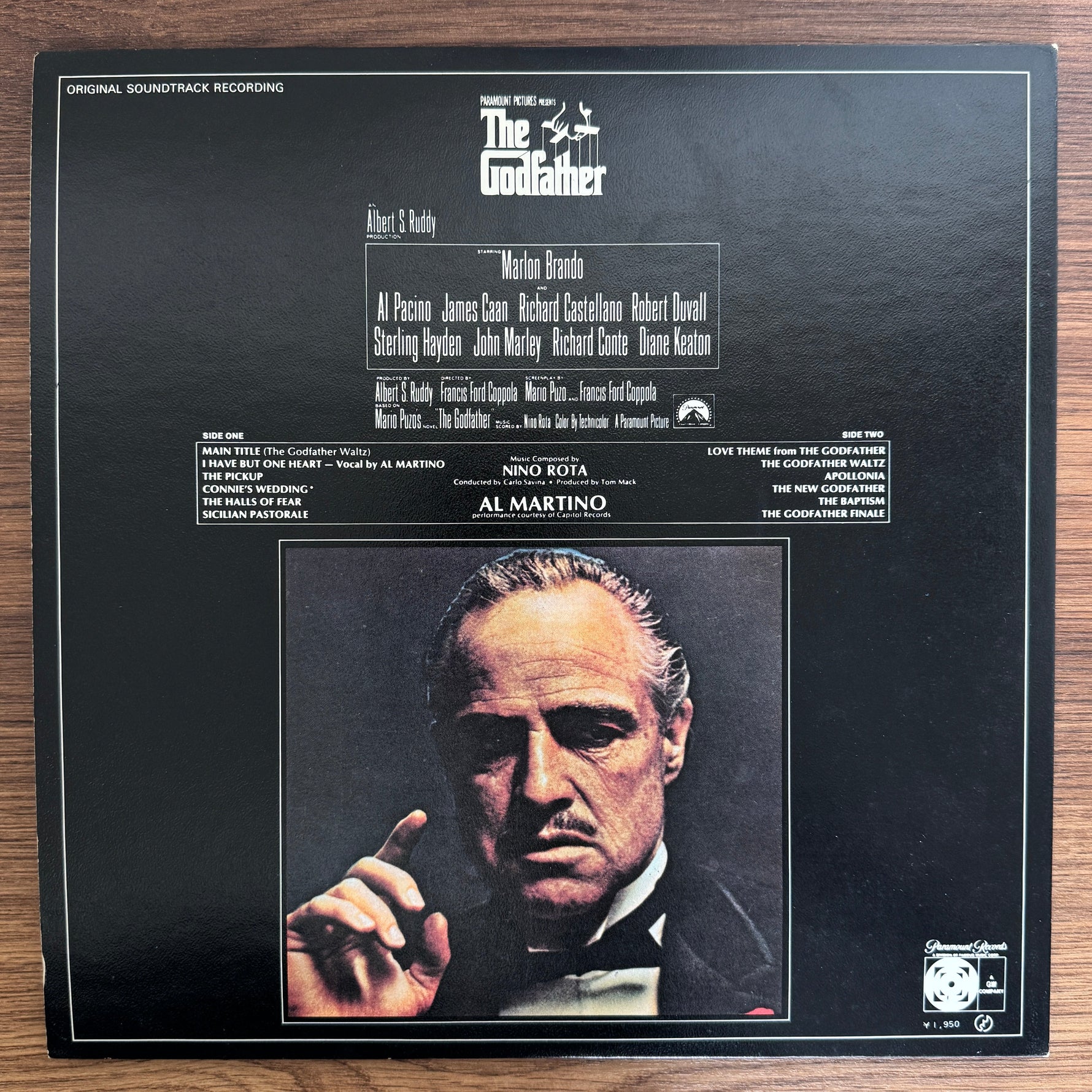 Nino Rota – The Godfather Original Soundtrack Japan Vinyl