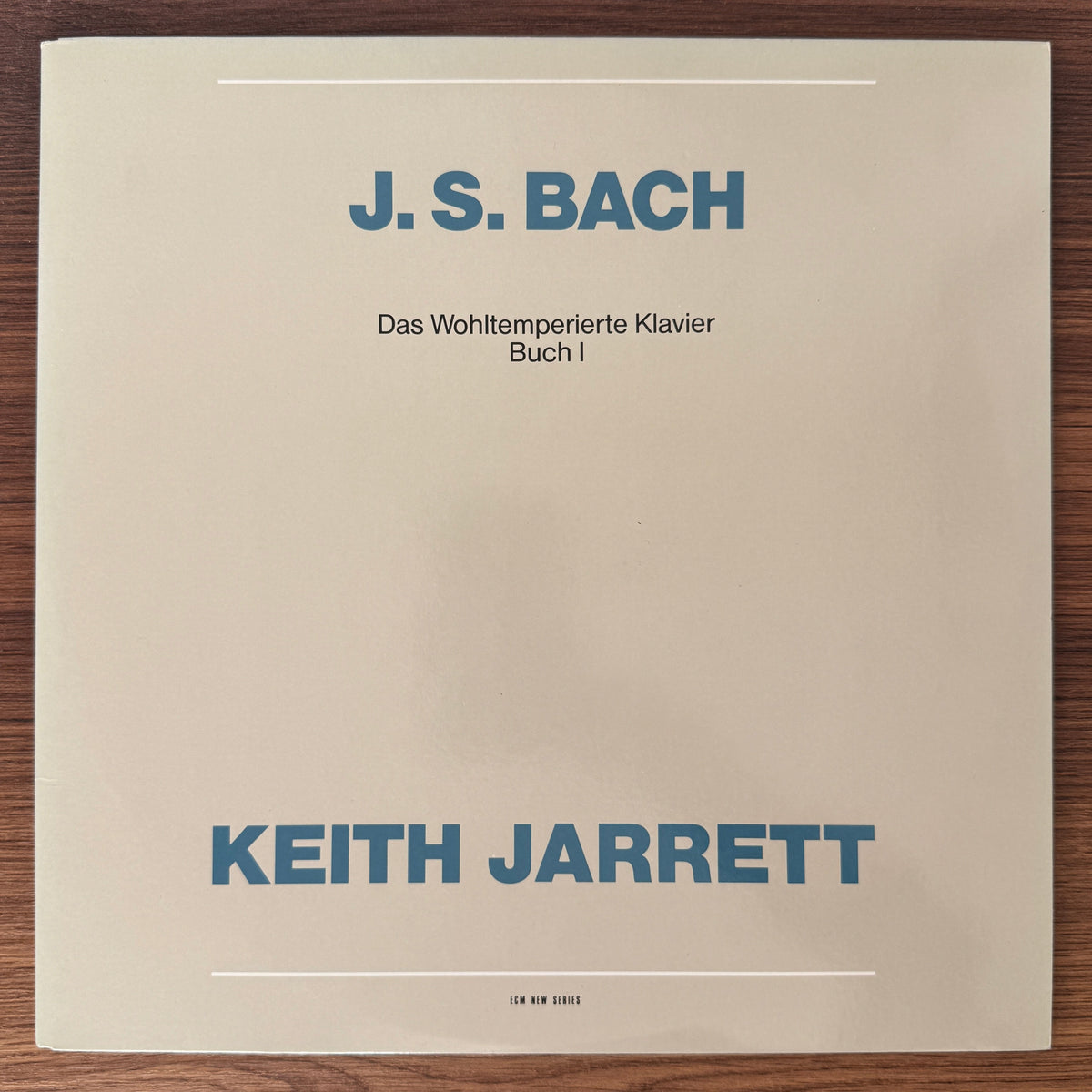 J. S. Bach, Keith Jarrett – Das Wohltemperierte Klavier Buch I Japan Vinyl
