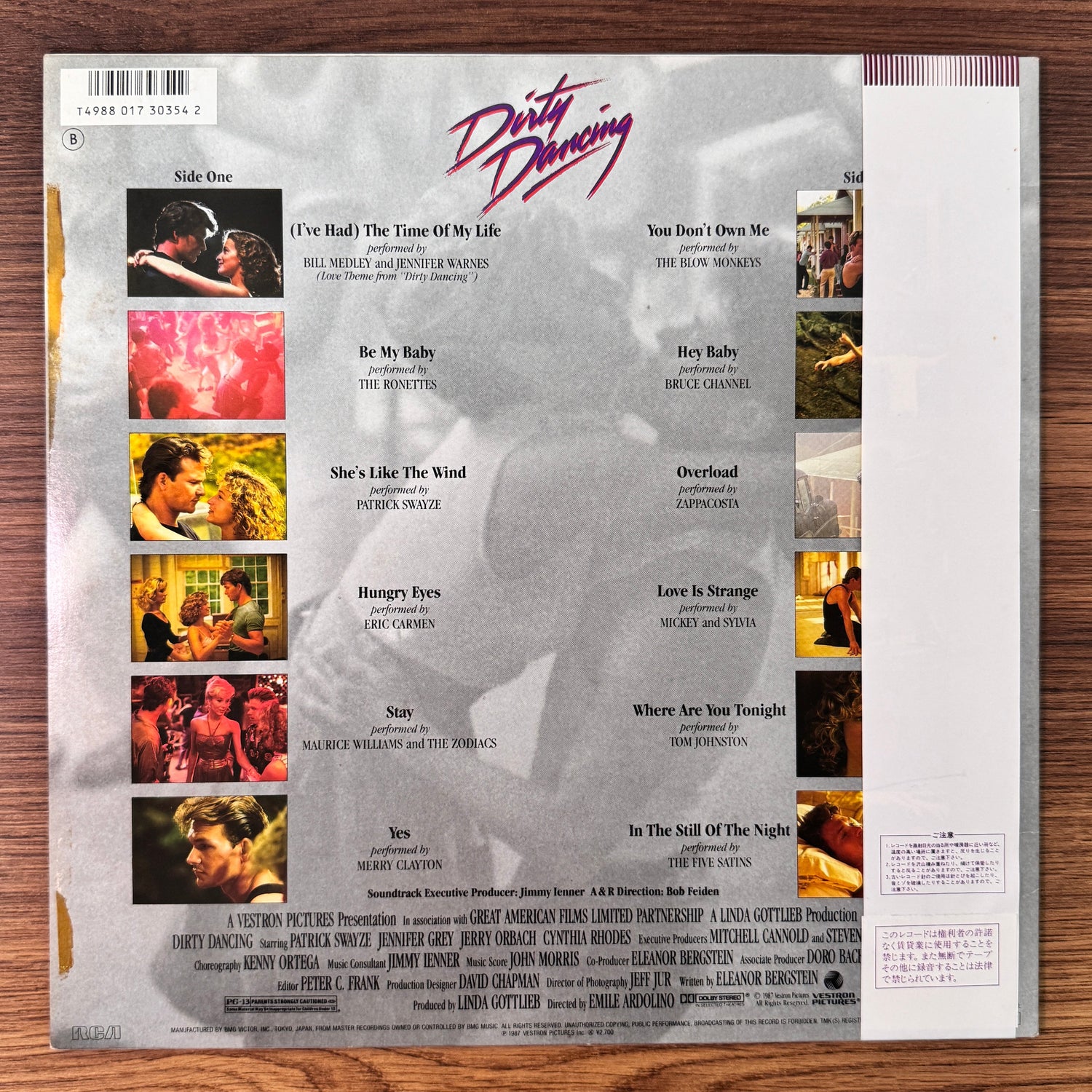 Dirty Dancing Original Soundtrack Japan Vinyl