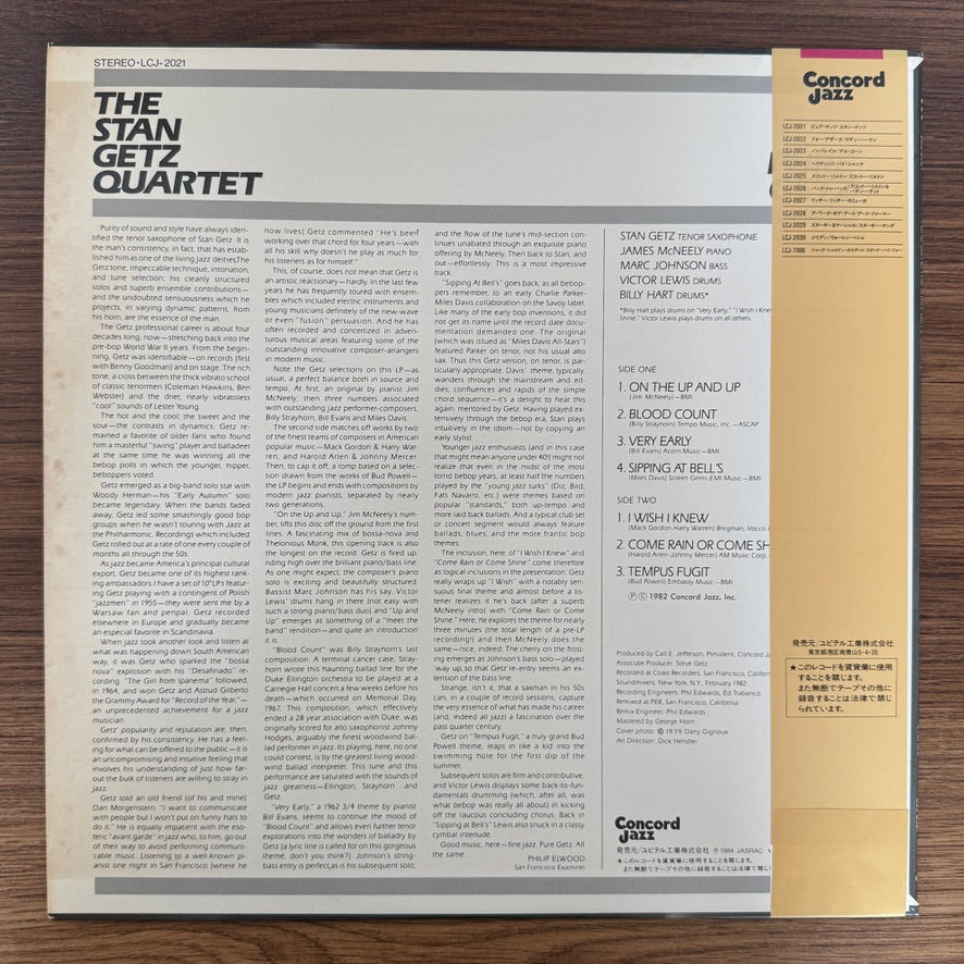 Stan Getz Quartet – Pure Getz