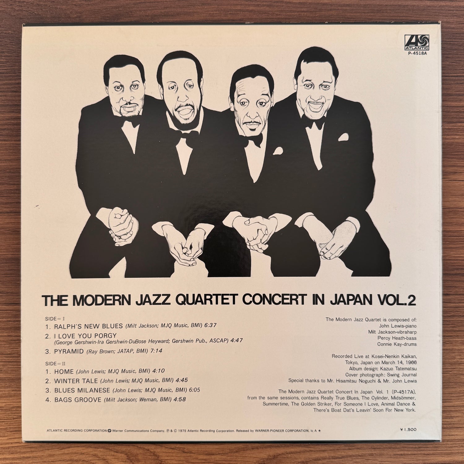 The Modern Jazz Quartet – Concert In Japan Vol.2