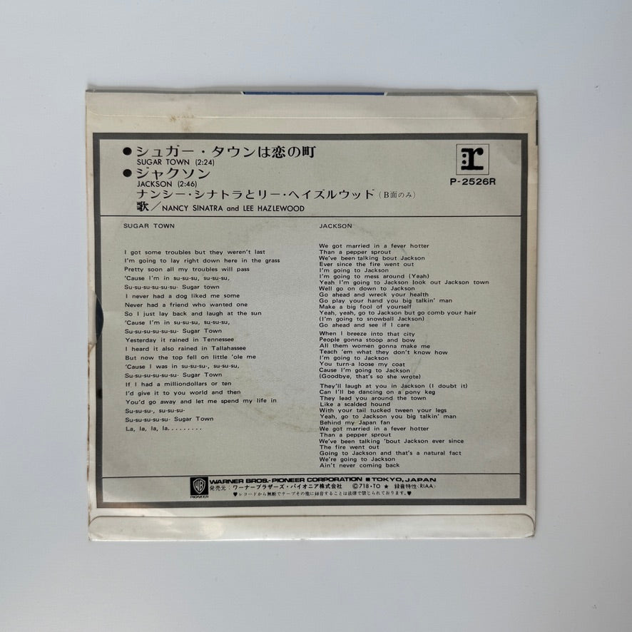 Nancy Sinatra & Lee Hazlewood – Sugar Town / Jackson