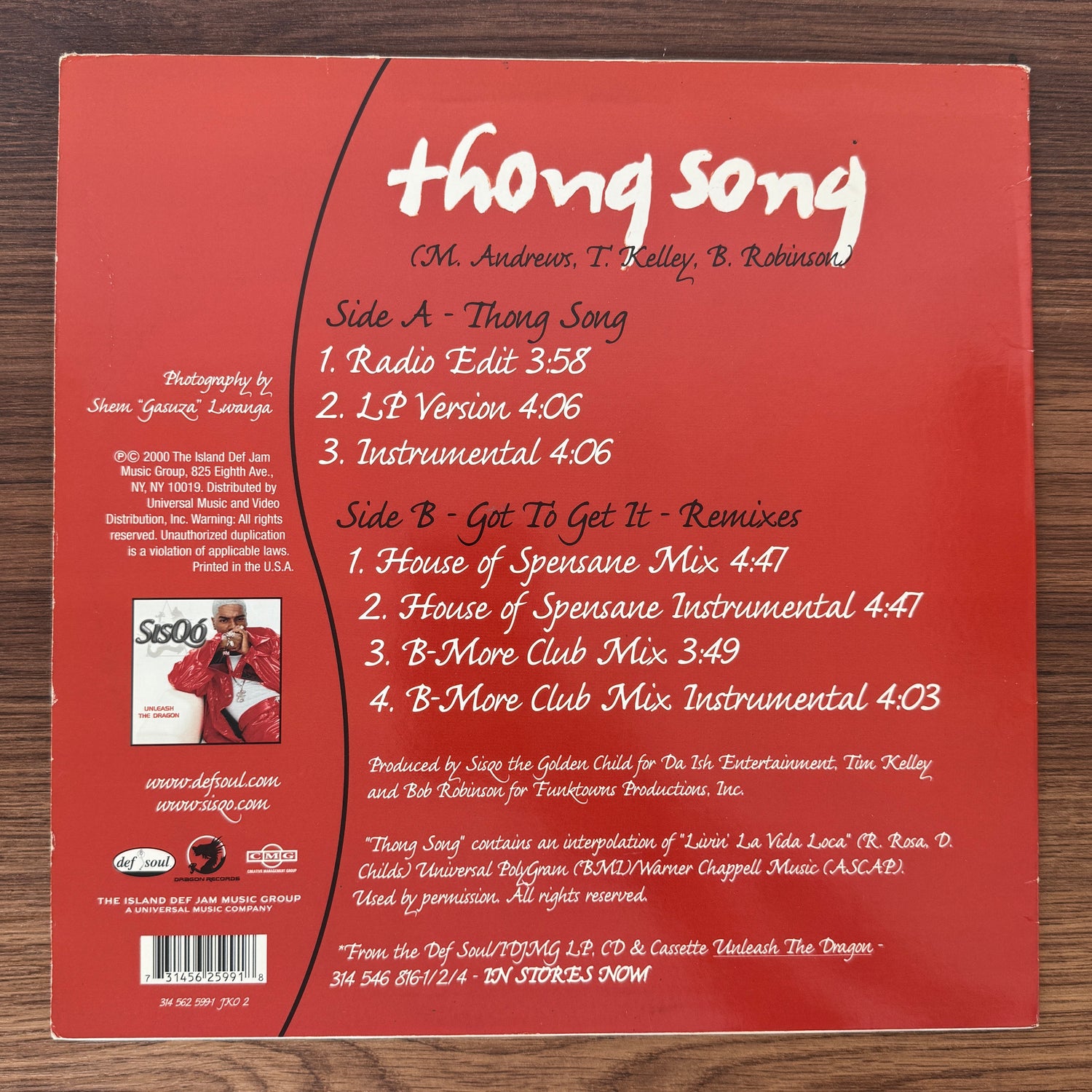 Sisqo – Thong Song / Got To Get It Remix