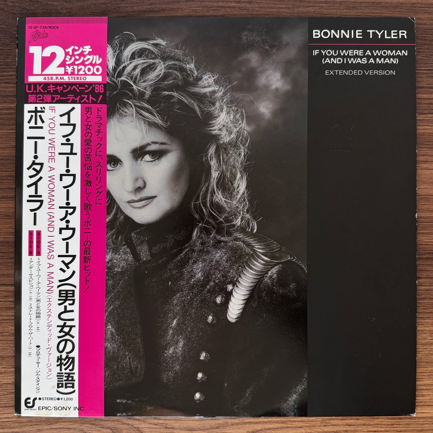 Bonnie Tyler – If You Were A Woman (And I Was A Man) Japan Vinyl