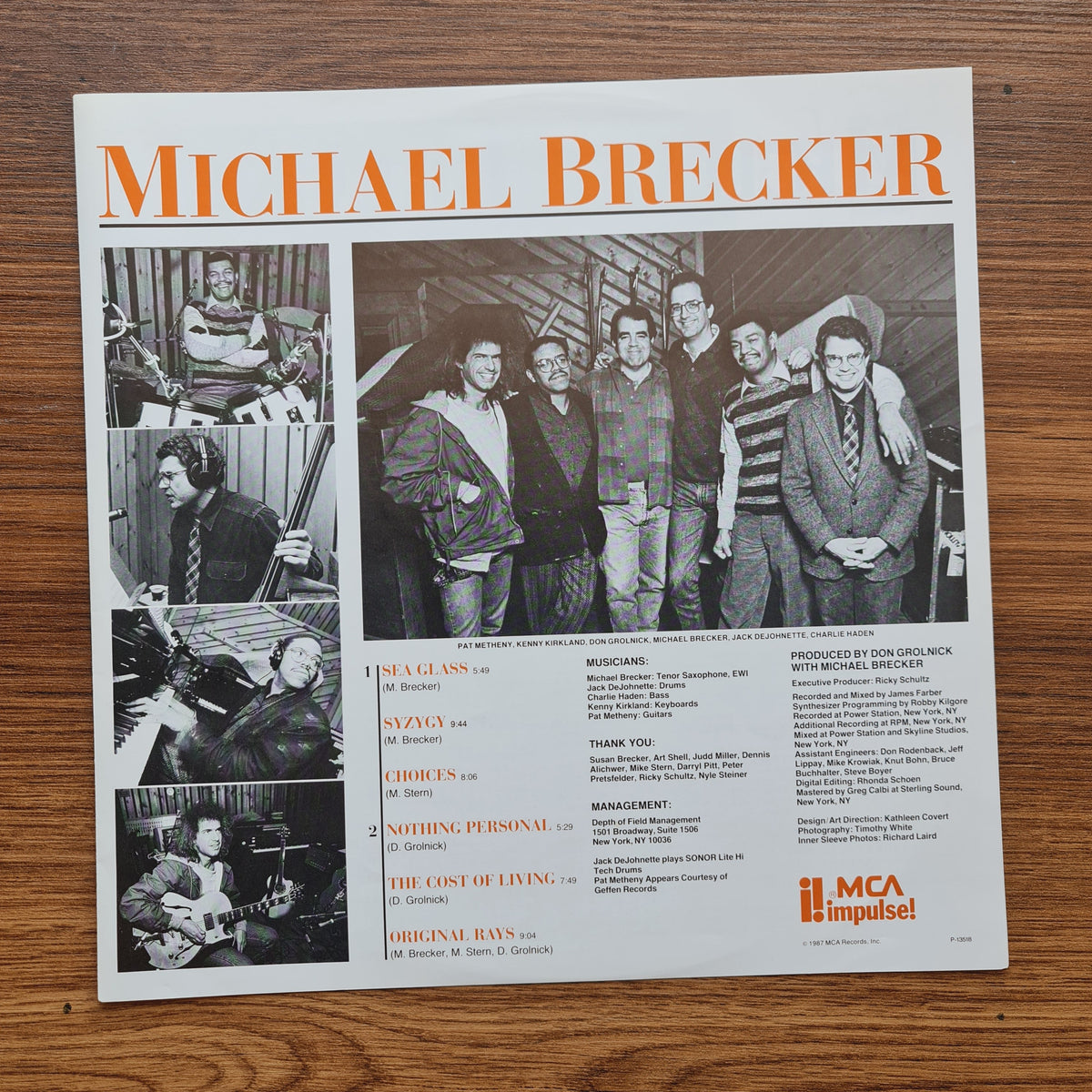 Michael Brecker – Michael Brecker Only Japan Vinyl