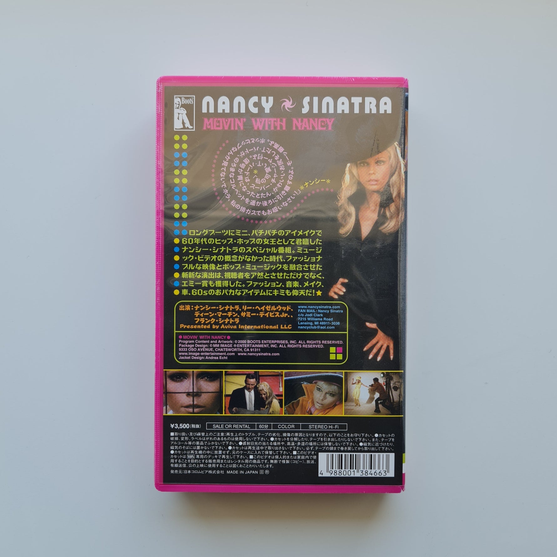 Nancy Sinatra - Movin' With Nancy VHS Only Japan Vinyl