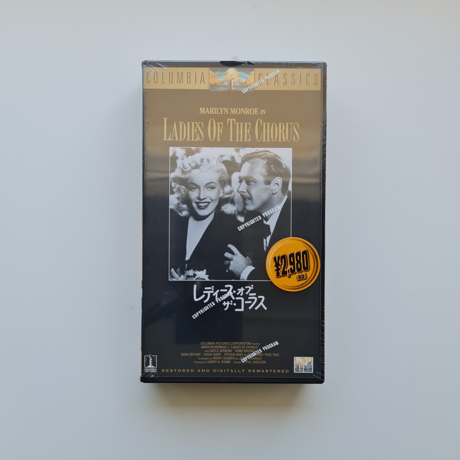 Marilyn Monroe  - Ladies Of The Chorus VHS Only Japan Vinyl