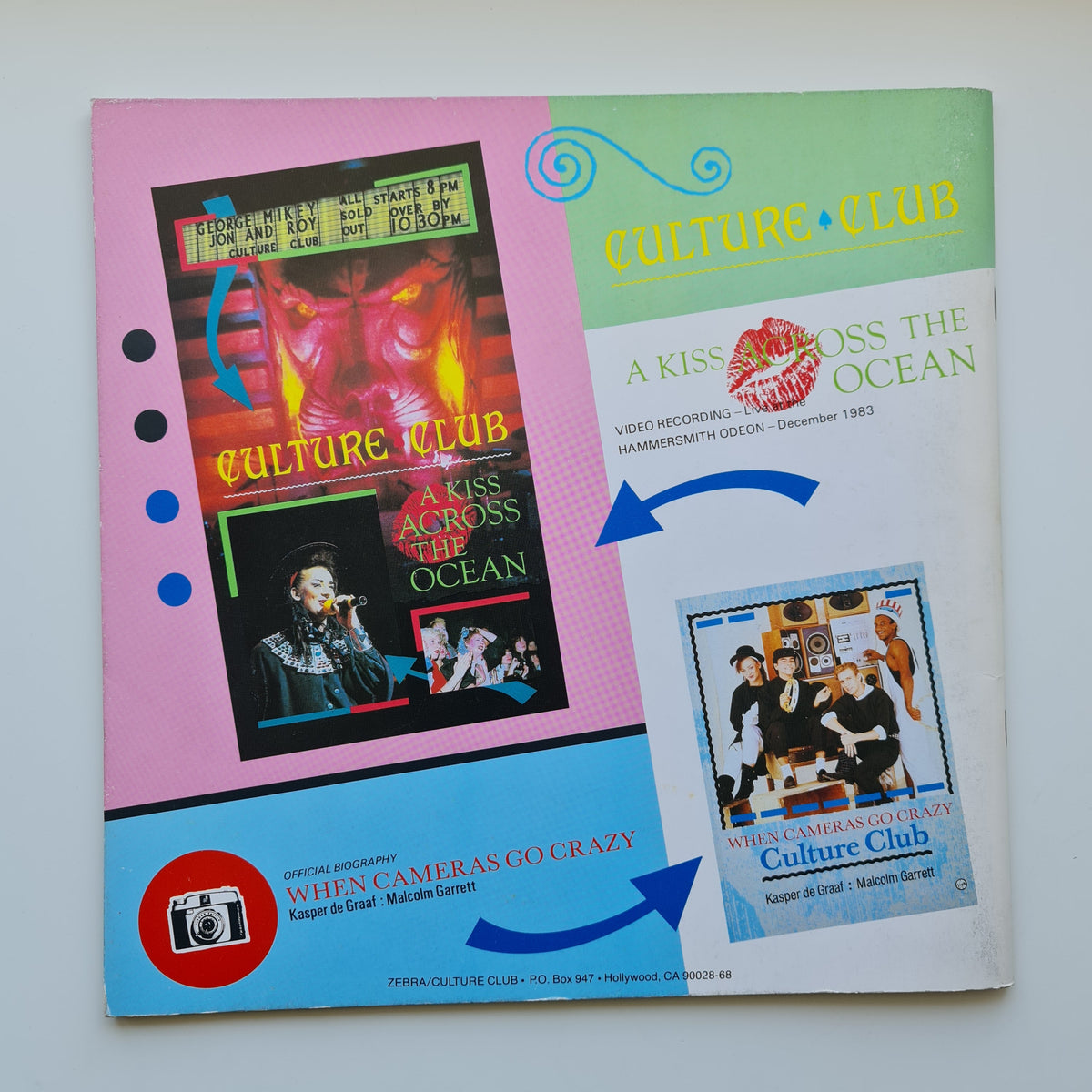 Culture Club A Kiss Across The Ocean Tour Kitap Only Japan Vinyl