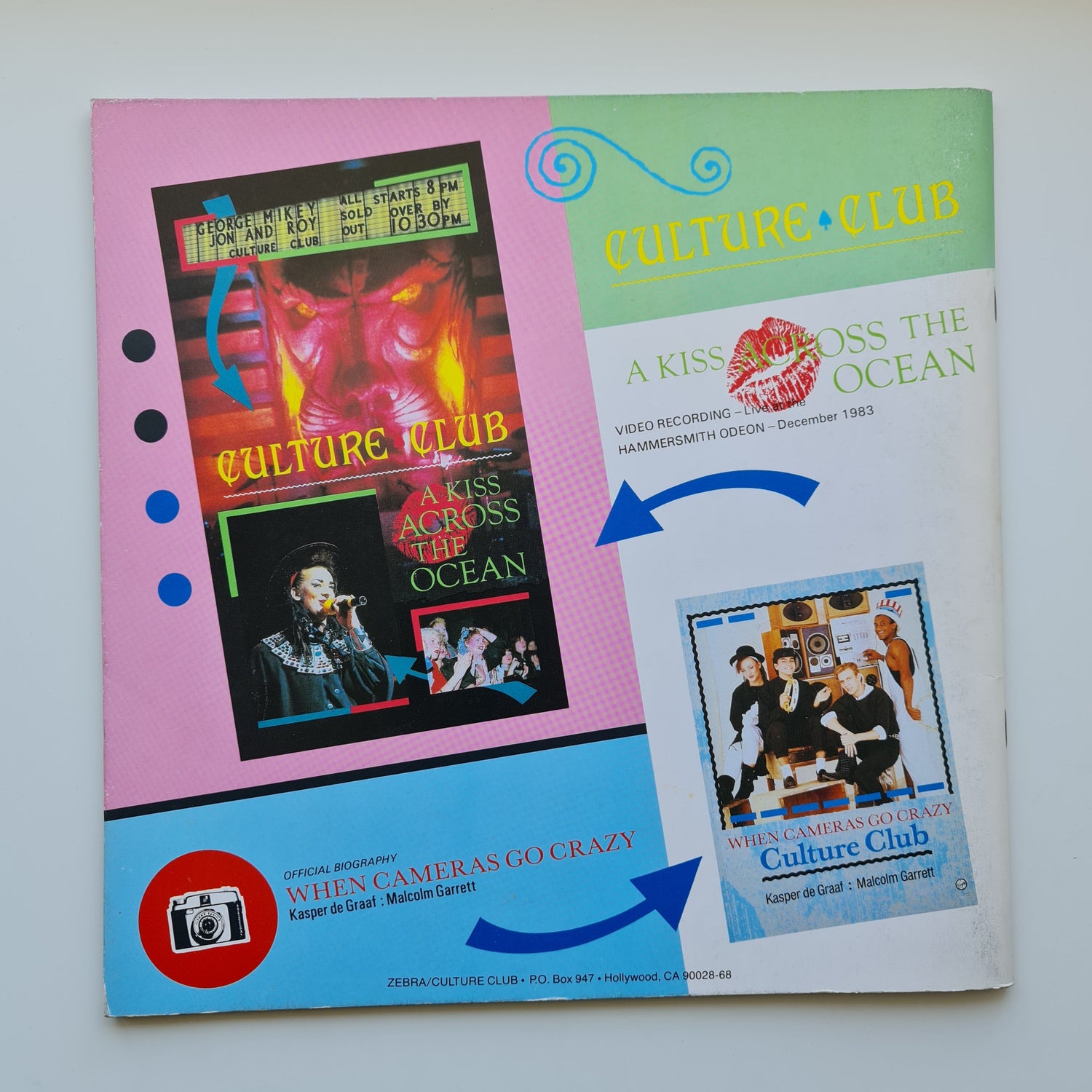 Culture Club A Kiss Across The Ocean Tour Kitap Only Japan Vinyl
