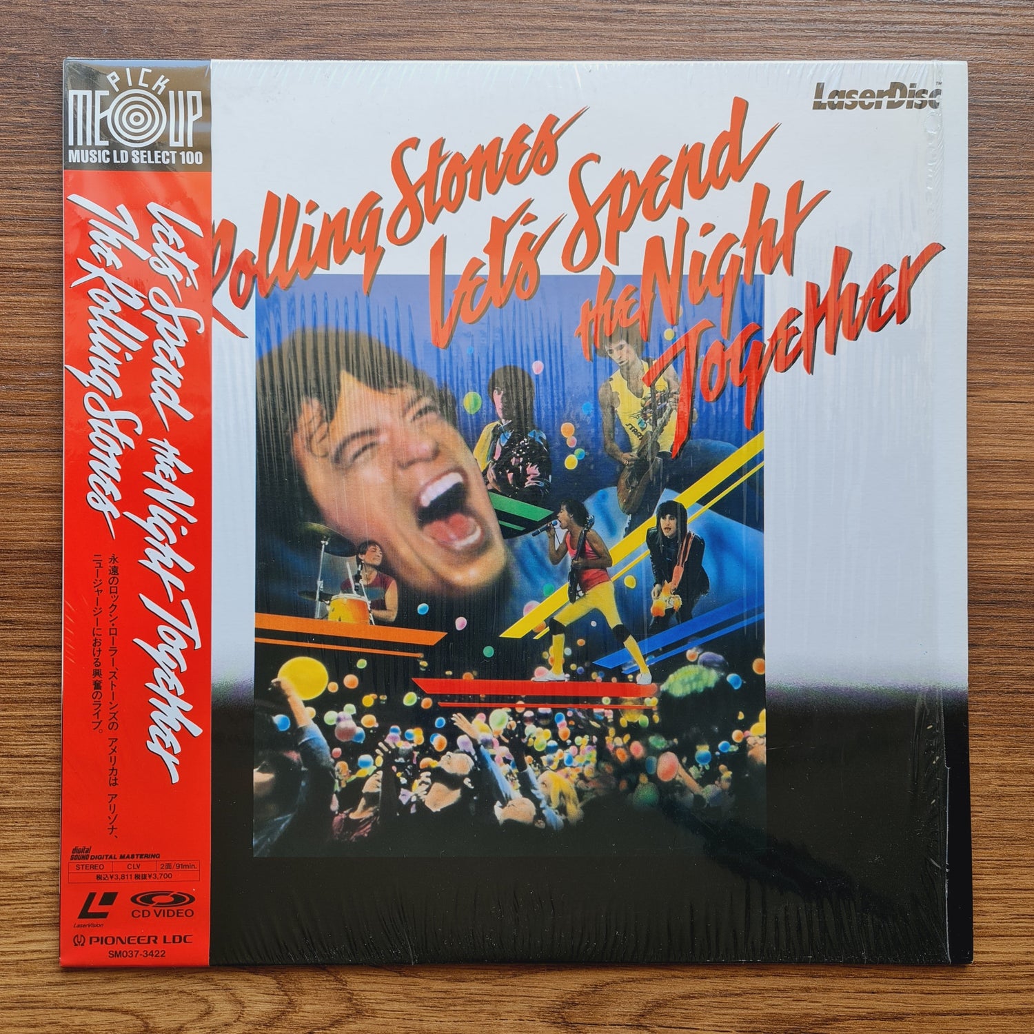 The Rolling Stones – Let's Spend The Night Together LaserDisc Only Japan Vinyl