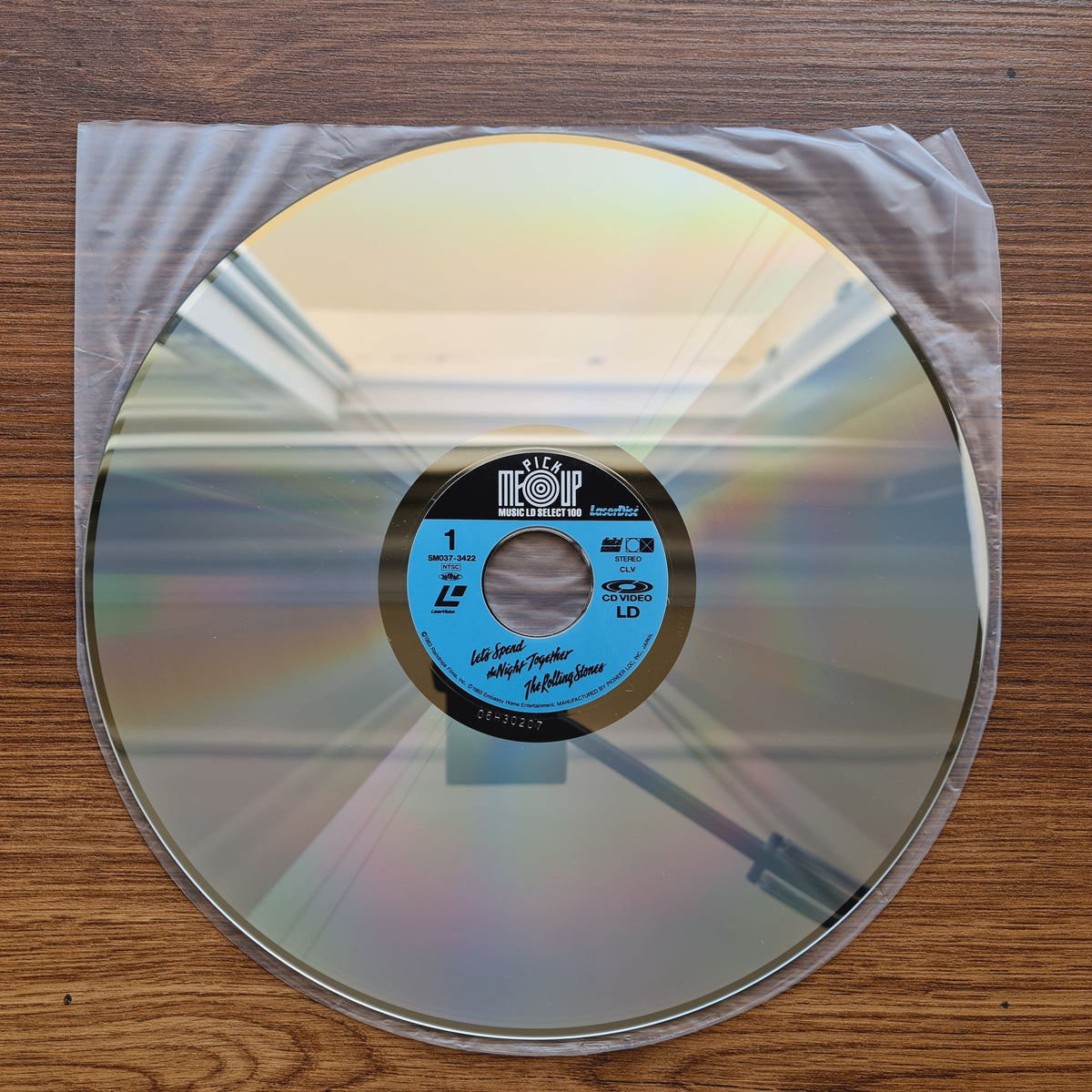 The Rolling Stones – Let's Spend The Night Together LaserDisc Only Japan Vinyl