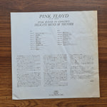 Pink Floyd – In Concert - Delicate Sound Of Thunder LaserDisc Only Japan Vinyl