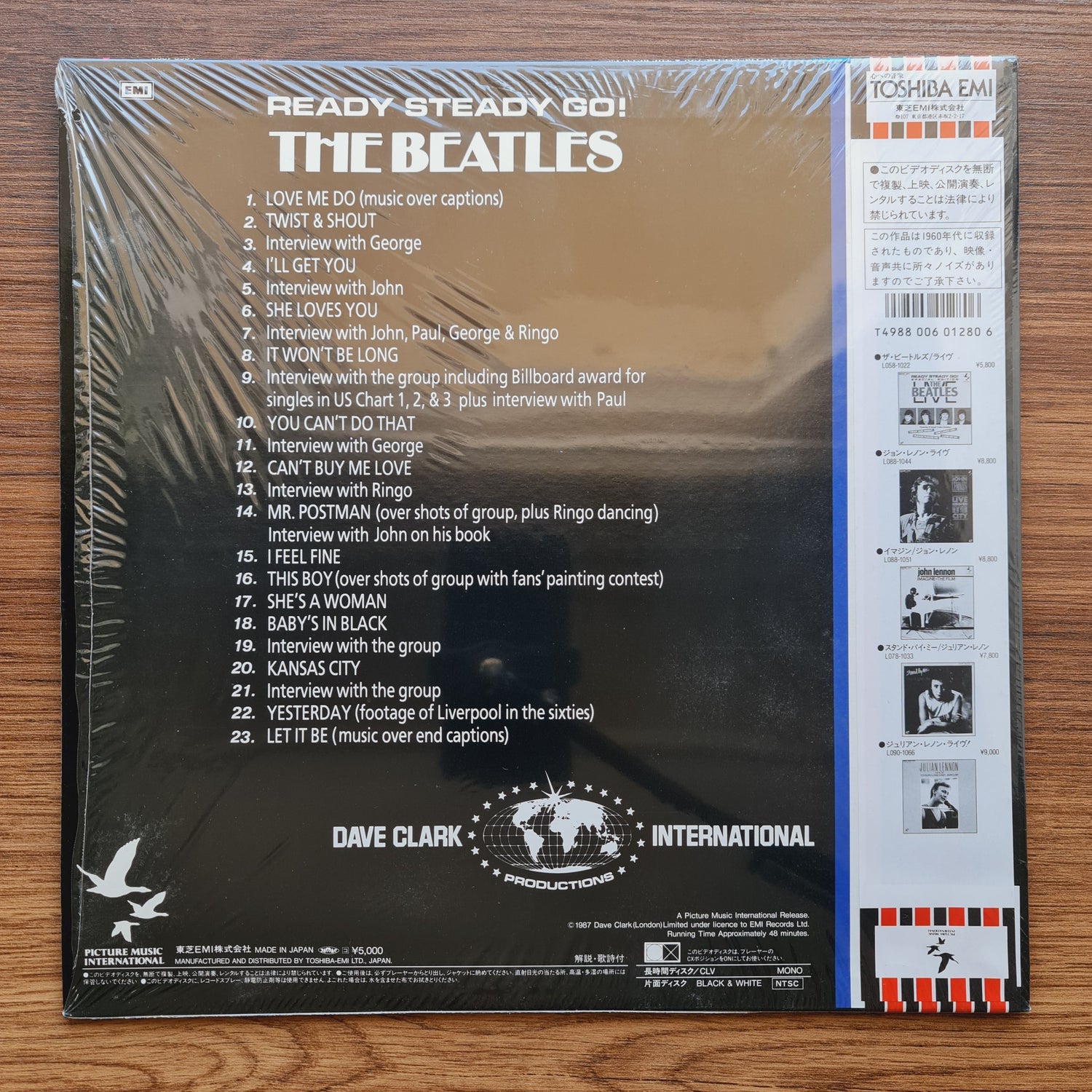 The Beatles – Ready Steady Go! LaserDisc Only Japan Vinyl