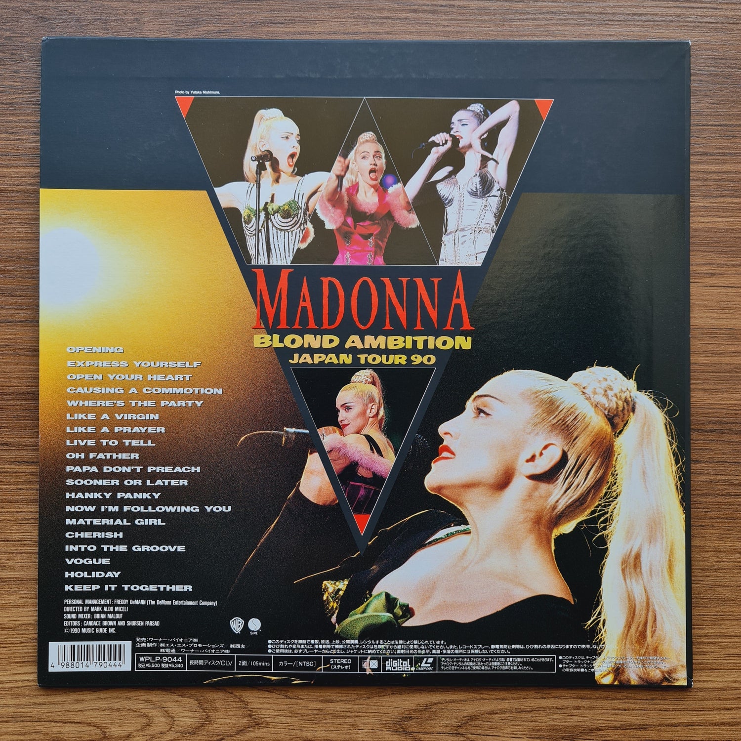 Madonna – Blond Ambition Japan Tour 90 LaserDisc Only Japan Vinyl